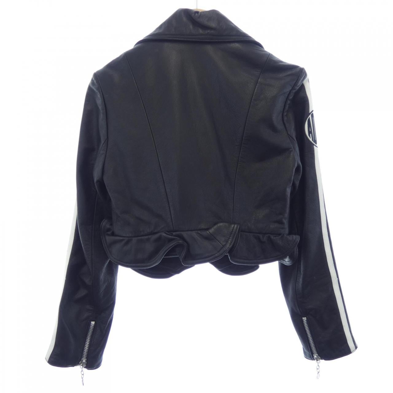 ジェレミースコット JEREMY SCOTT レザーライダースジャケット