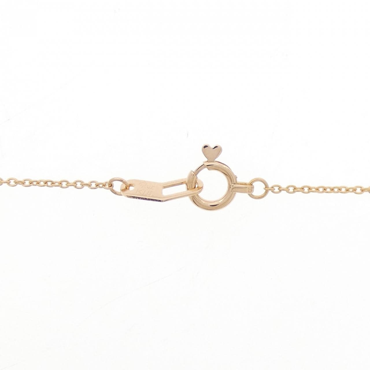 スタージュエリー クロス ダイヤモンド ネックレス 0.04CT