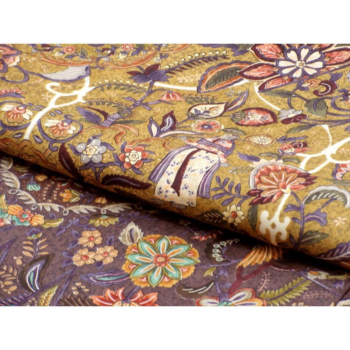 [Unused items] Homongi (dyed kimono) Width L size