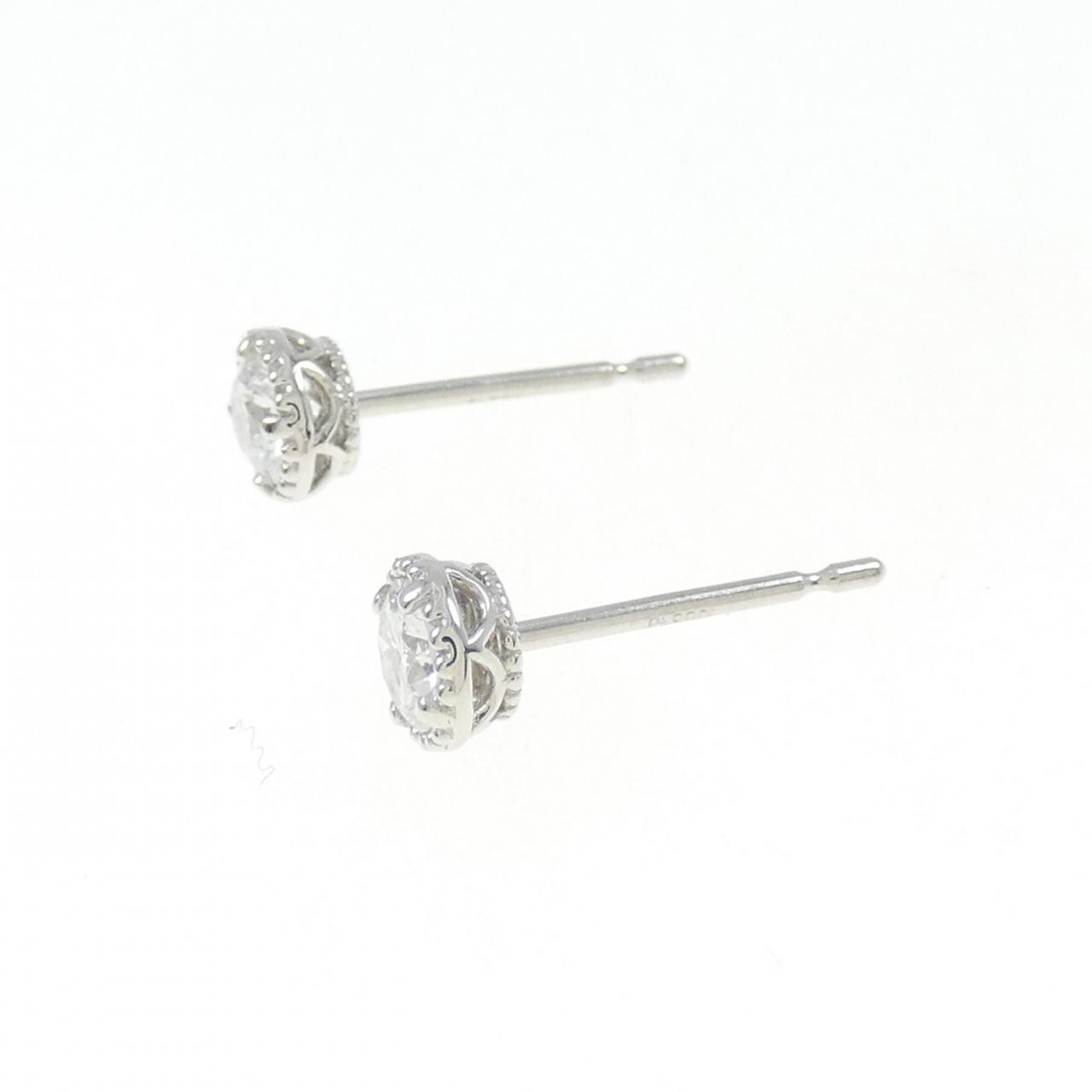 [Remake] PT/ST Diamond Earrings 0.203CT 0.210CT D VS1-2 VG
