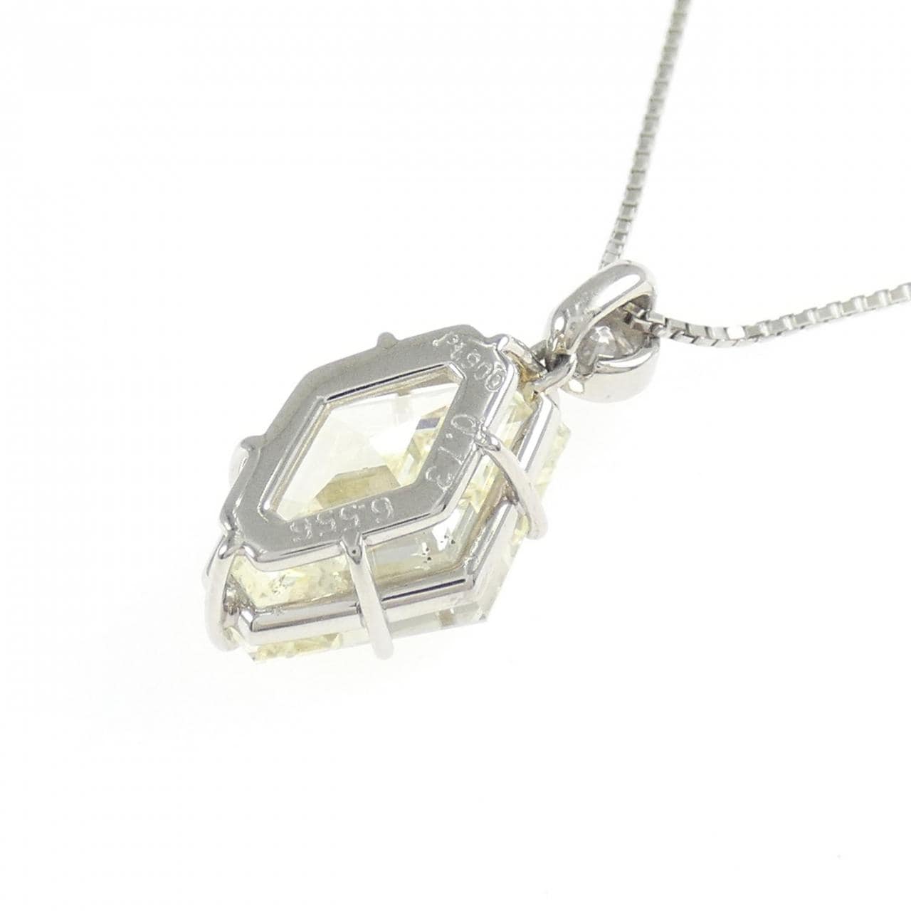 PT900/PT850 ダイヤモンド ネックレス 6.556CT