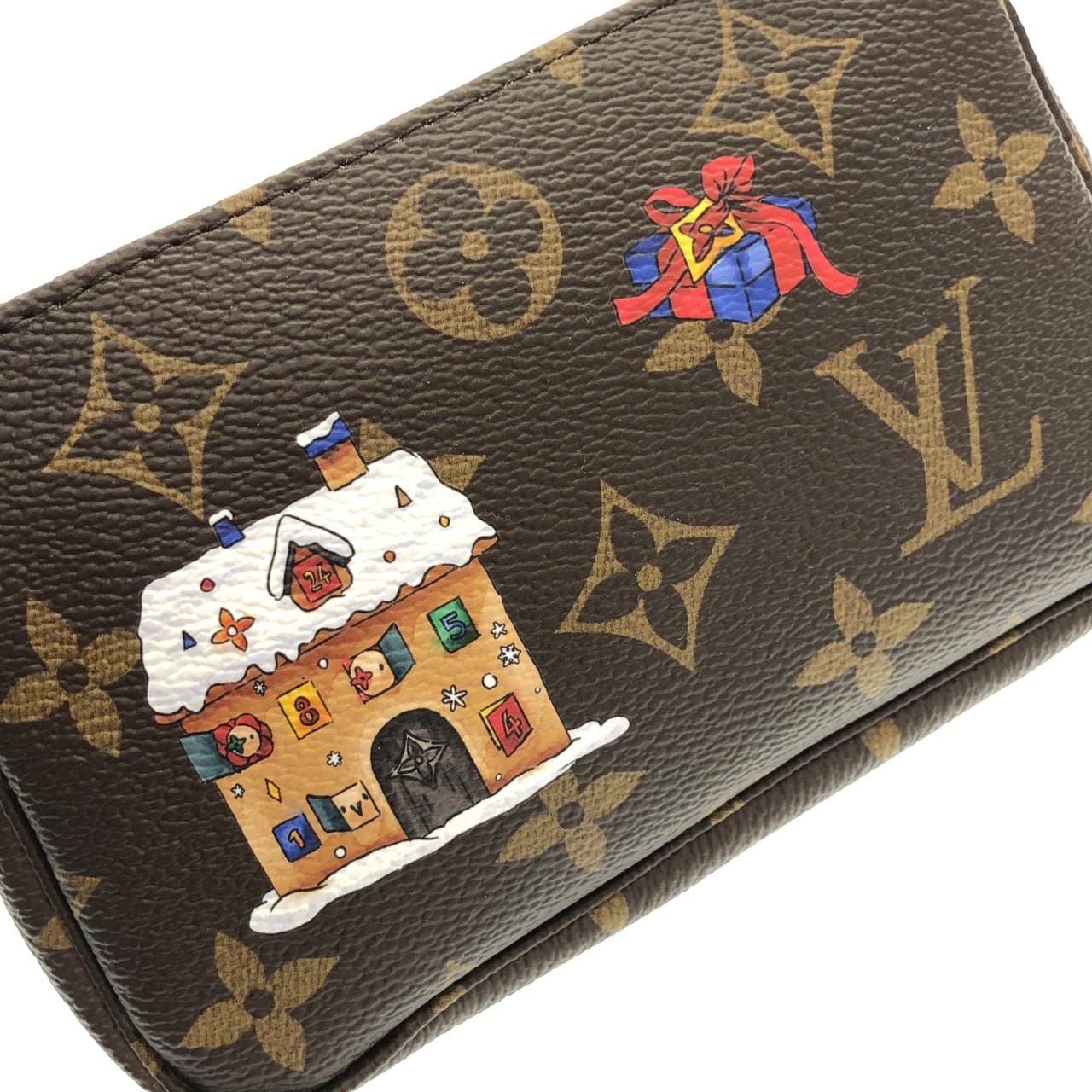 ルイヴィトン モノグラム(ヴィヴィエンヌ ウィンター ホリデイ) ミニ ポシェット アクセソワール M15328 アクセサリーポーチ