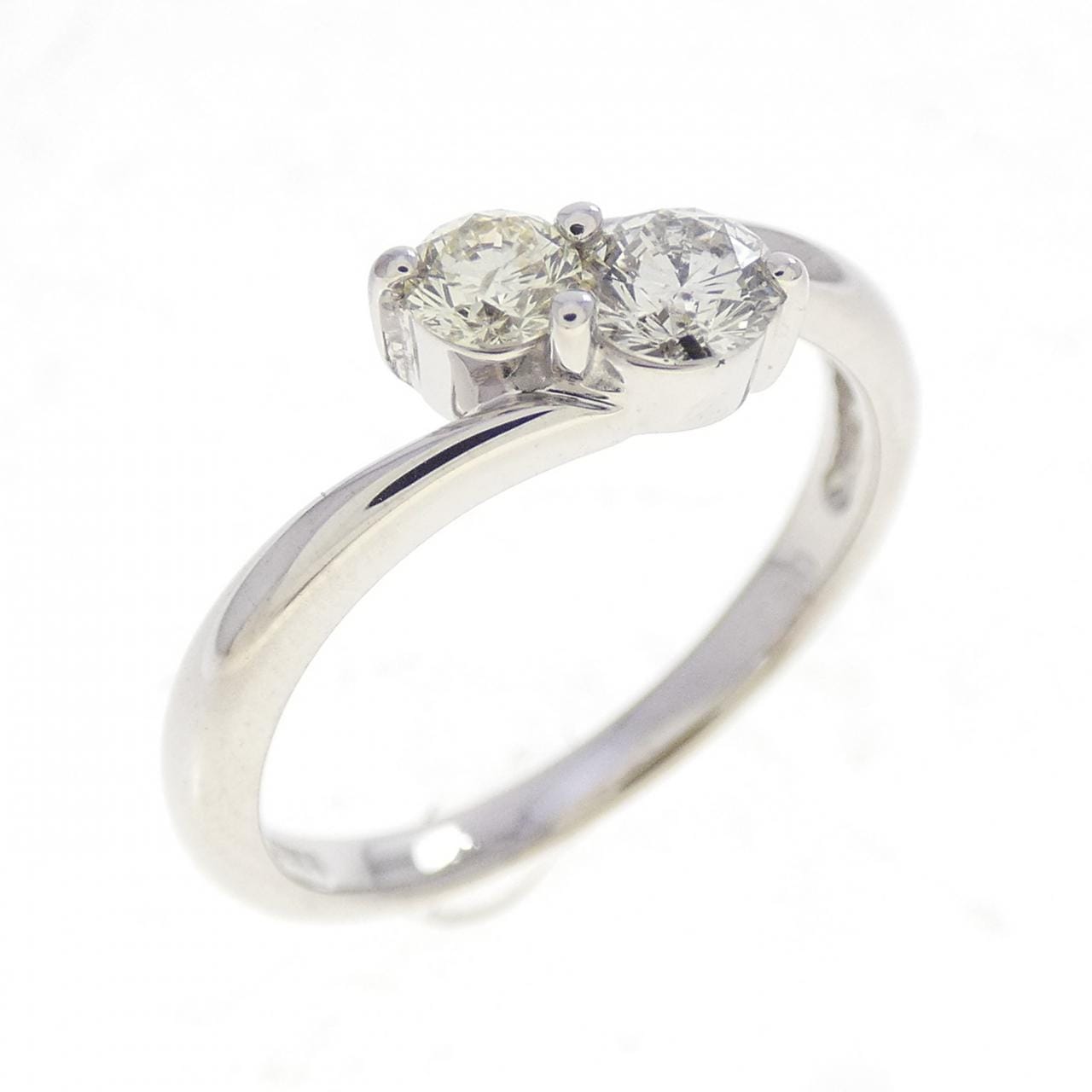 K18WG ダイヤモンド リング 0.30CT