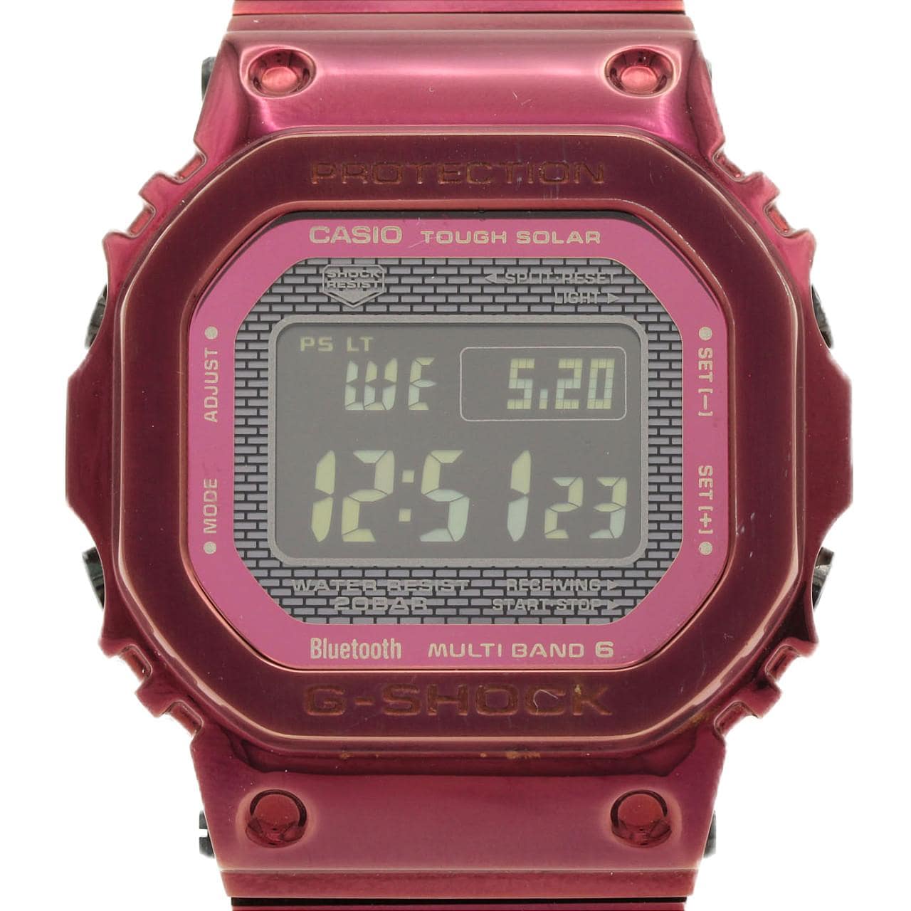カシオ G-SHOCK 電波時計 GMW-B5000RD-4JF SS ソーラークォーツ