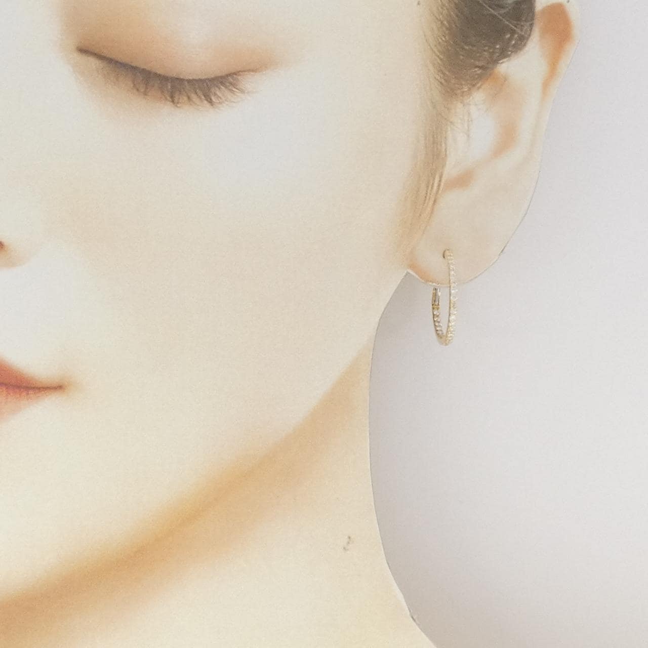 K18YG ダイヤモンド ピアス 0.50CT