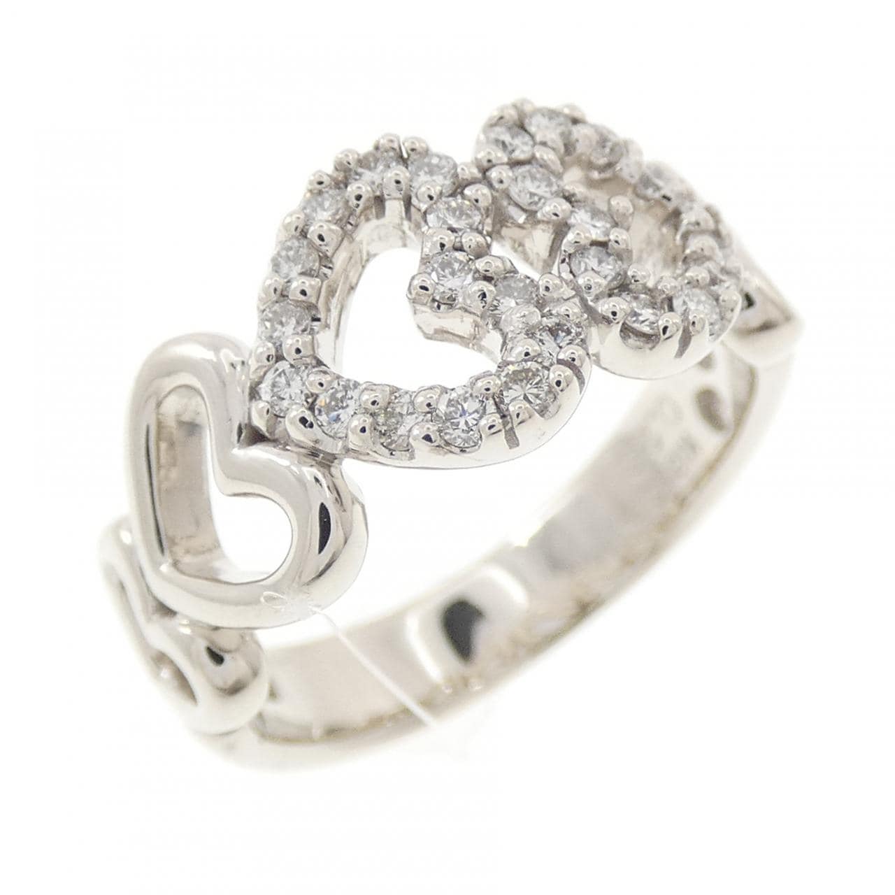 ポンテヴェキオ ハート ダイヤモンド リング 0.26CT
