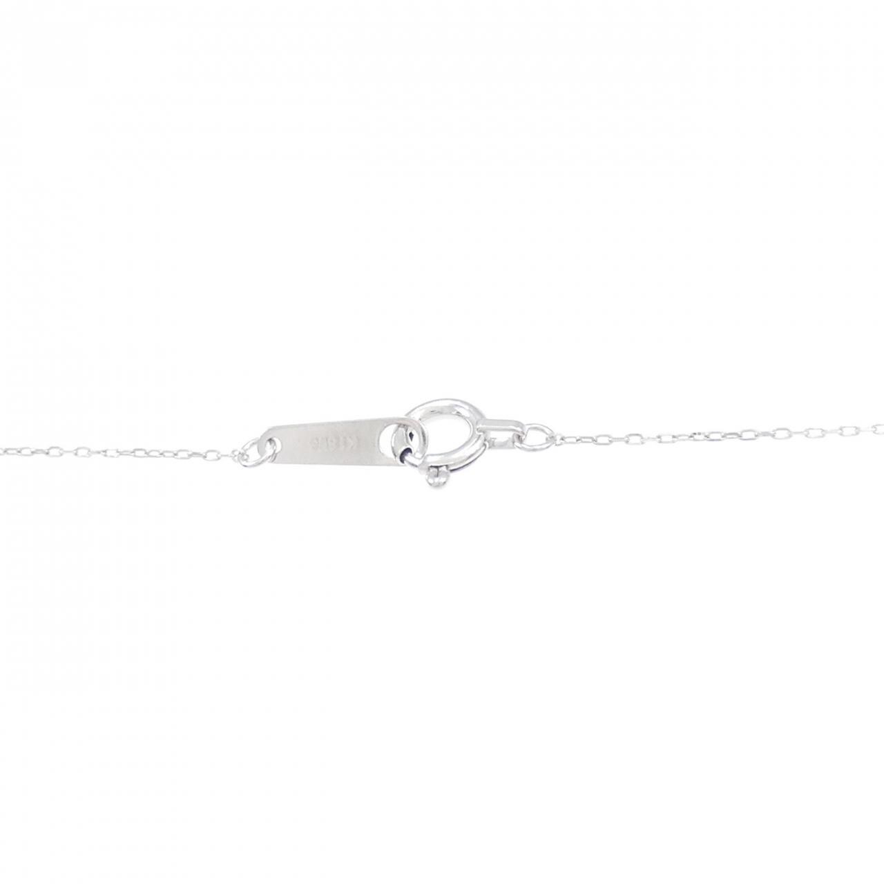 K18WG ダイヤモンド ネックレス 0.20CT