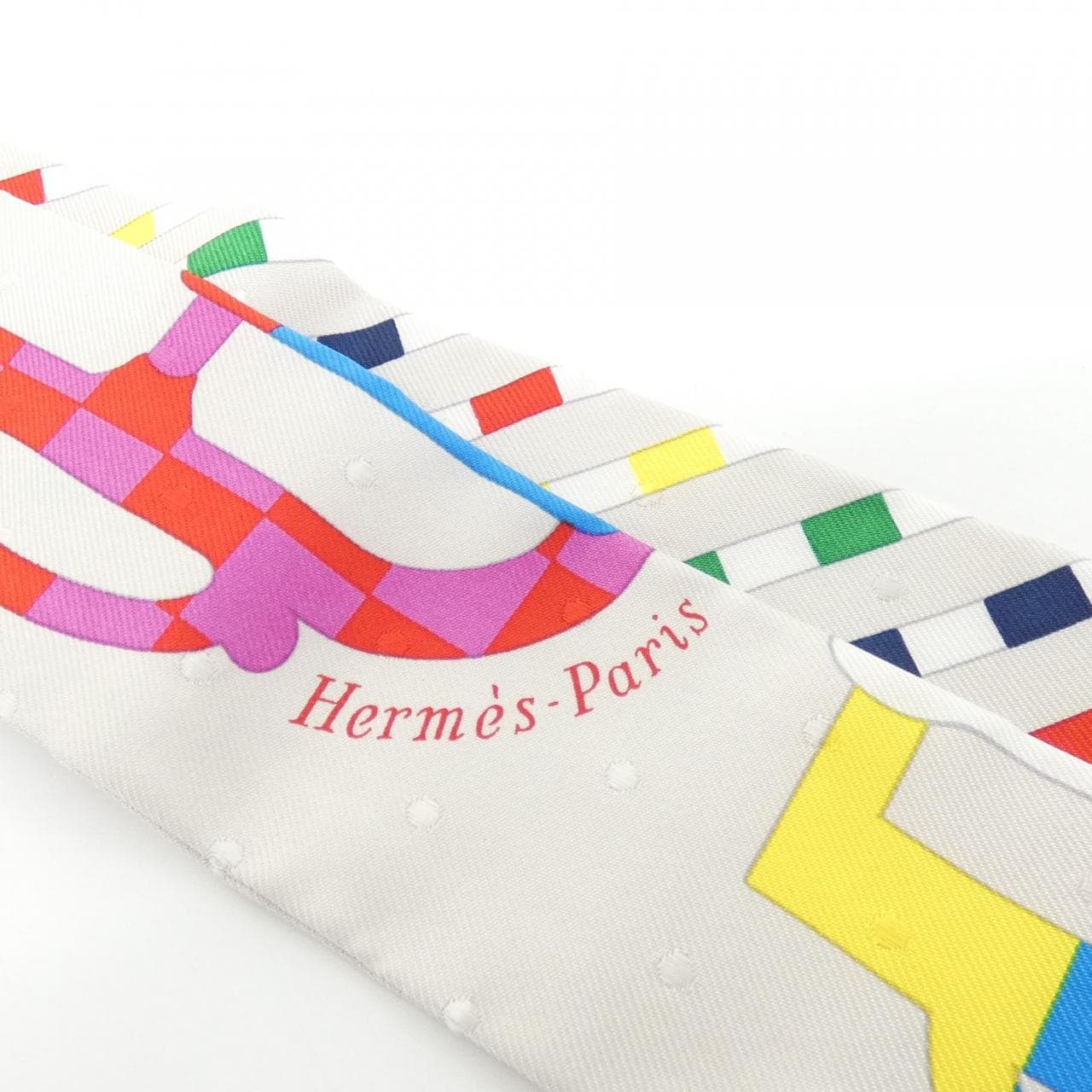 HERMES BOUCLERIE MODERNE Twilly 063351S 围巾