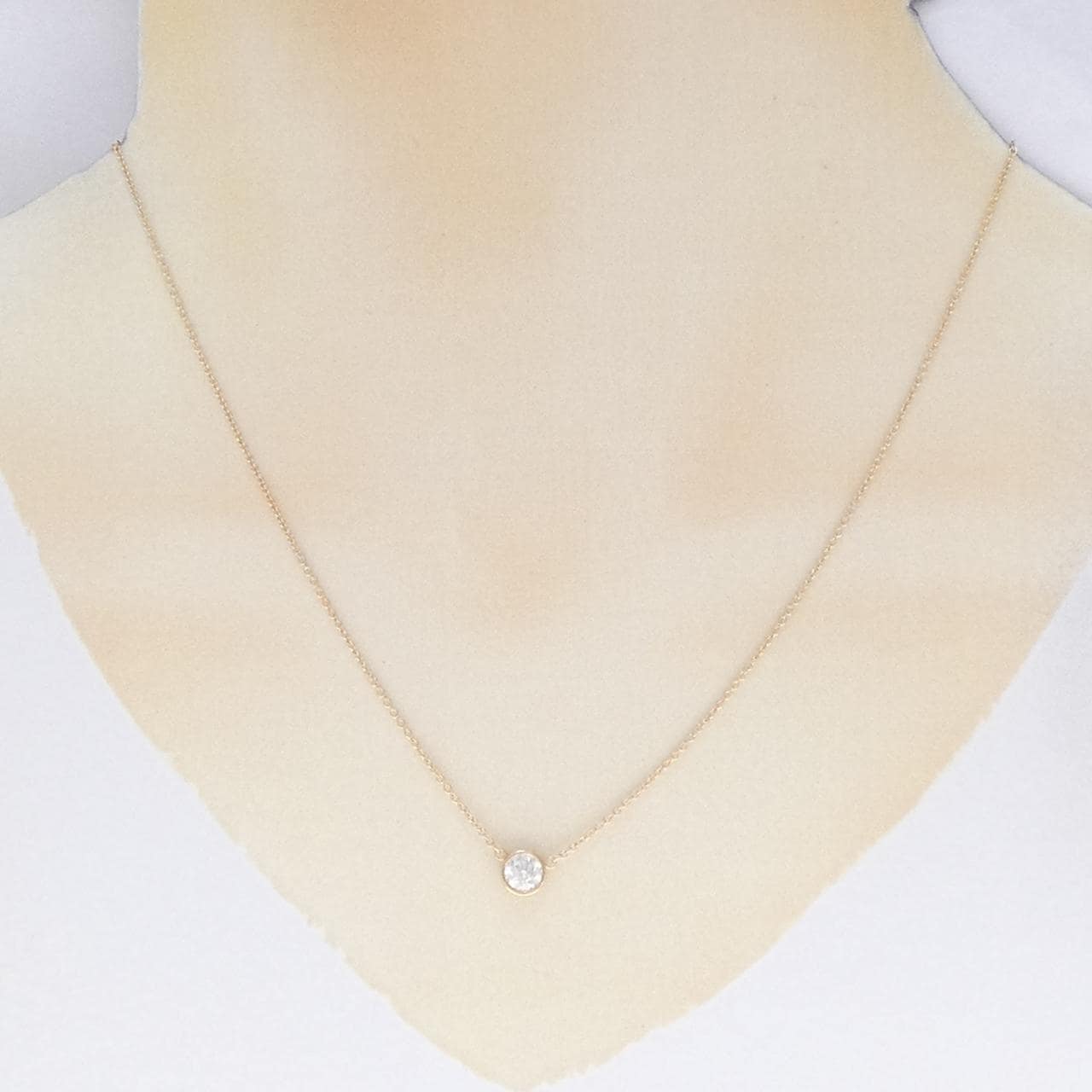 ティファニー バイザヤード ネックレス 0.42CT H VVS1 3EXT