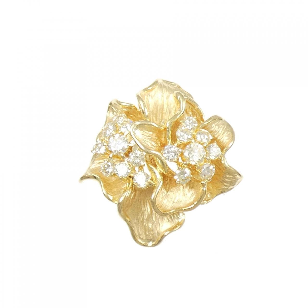 K18YG ダイヤモンド リング 1.30CT