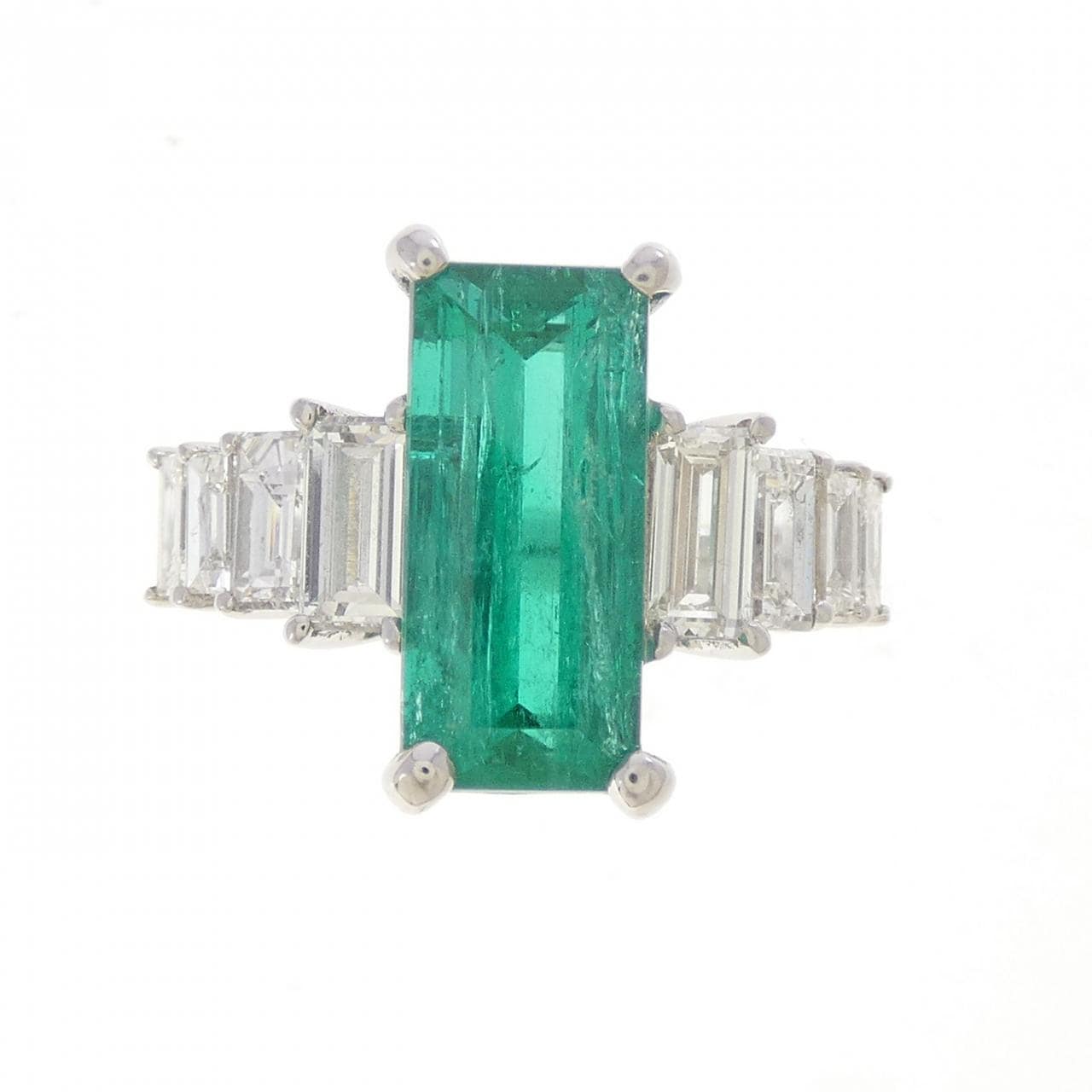 PT900 エメラルド リング 3.46CT コロンビア産
