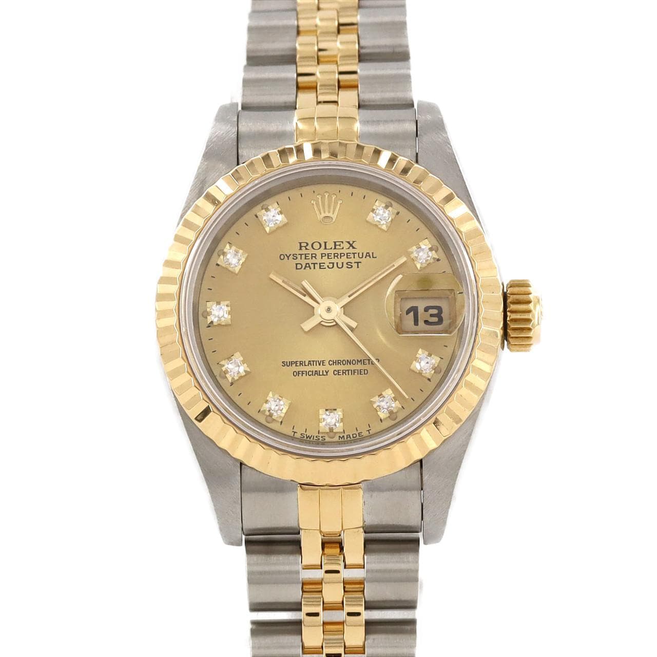 ROLEX Datejust 69173G. SSxYG Automatic S number