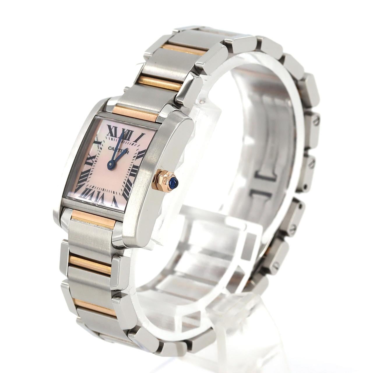 Cartier Tank Française SM PG Combi W51027Q4 SSxPG石英