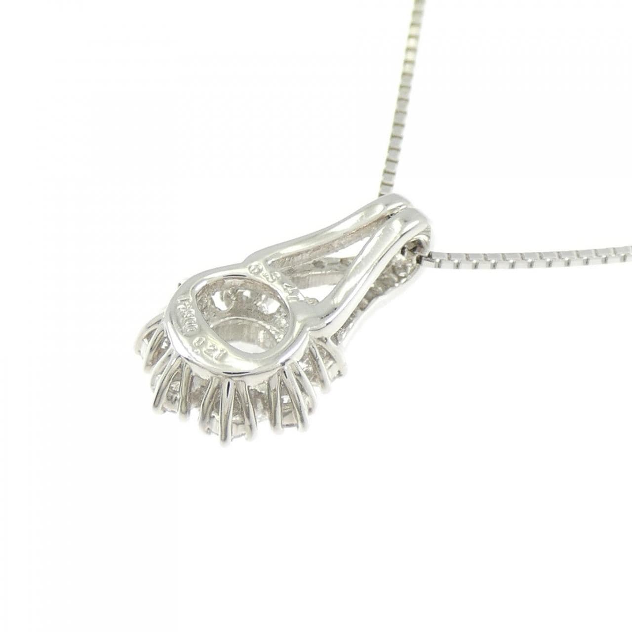 PT900/PT850 ダイヤモンド ネックレス 0.347CT D SI1 VG