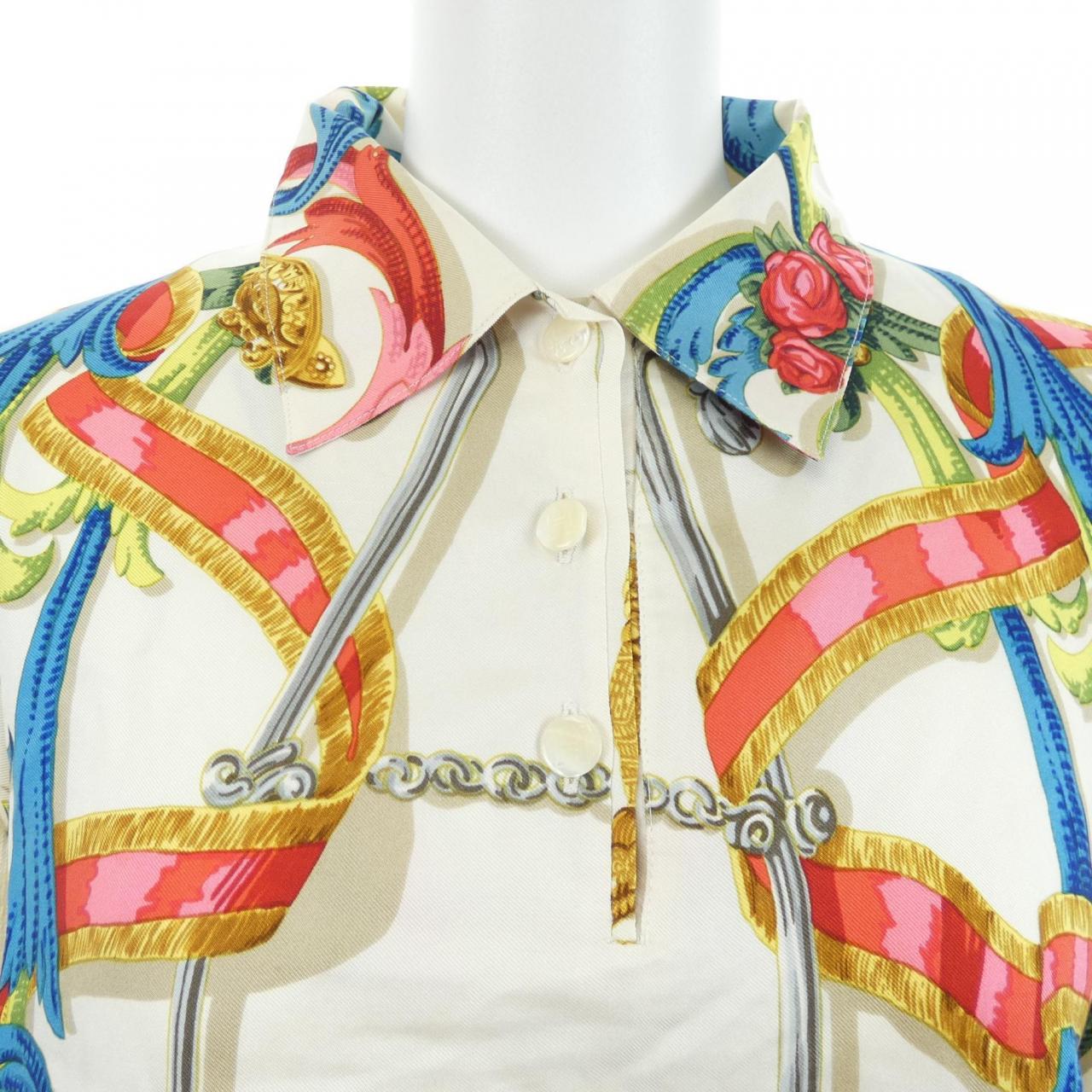 【ヴィンテージ】エルメス HERMES LE MORS A LA CONETABLE ツイルレーヌ. トップス