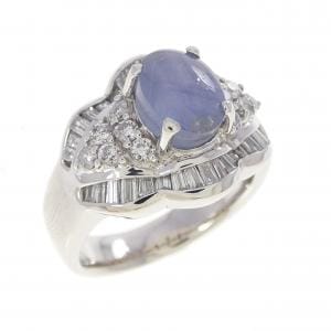 PT900 スターサファイヤ リング 2.60CT