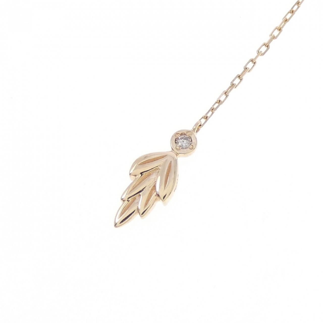 アガット ダイヤモンド ネックレス 0.008CT