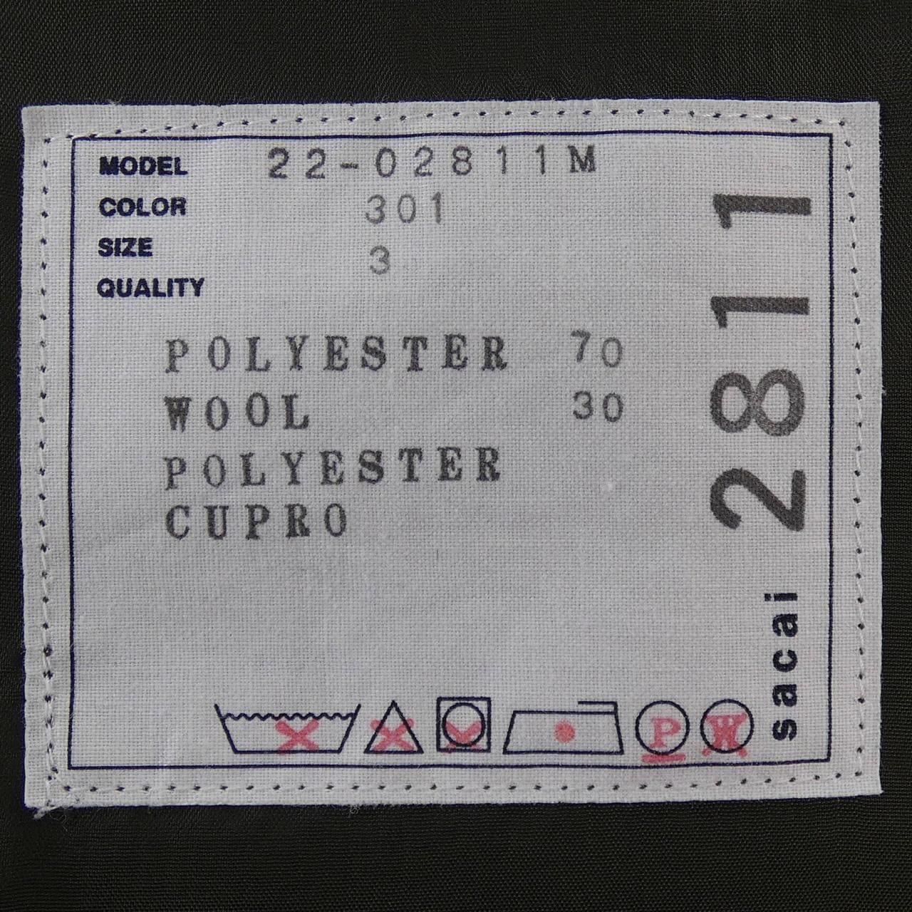 萨凯SACAI 22-02811M裤子