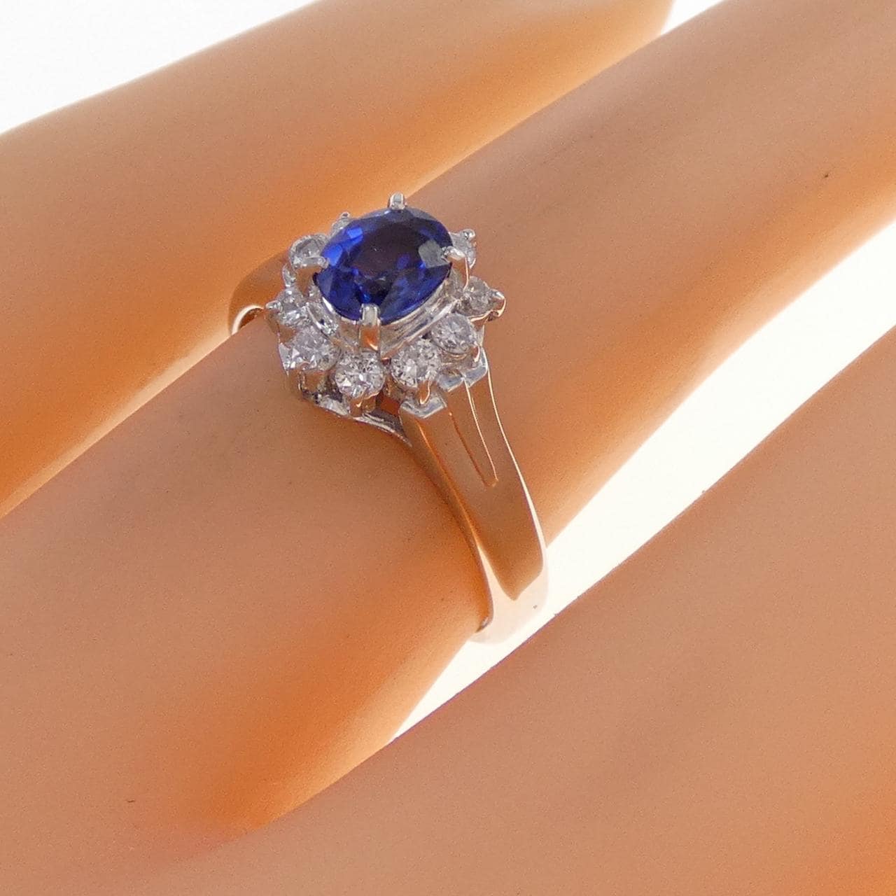 PT900 サファイヤ リング 0.50CT