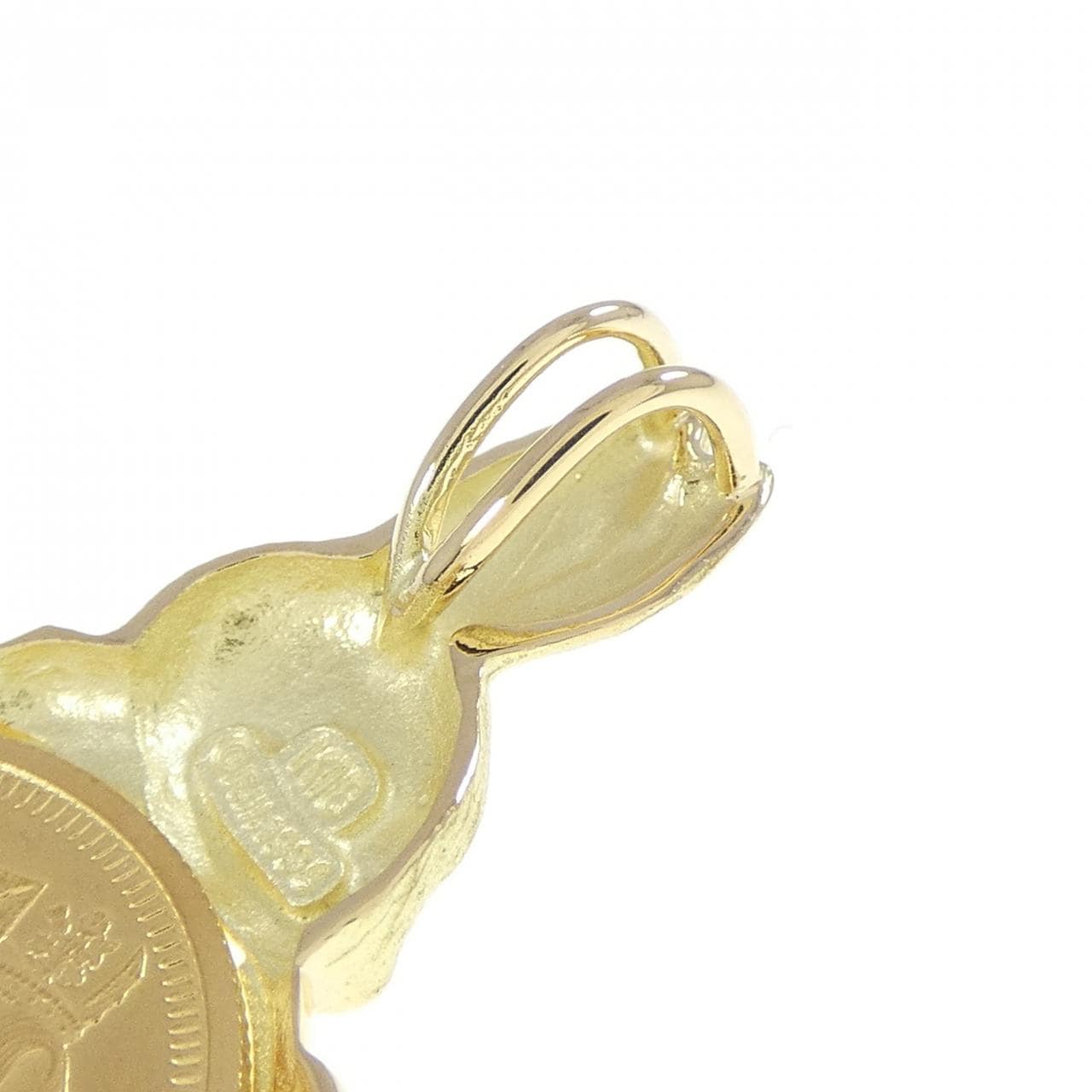 K18YG (框) 兔币吊坠