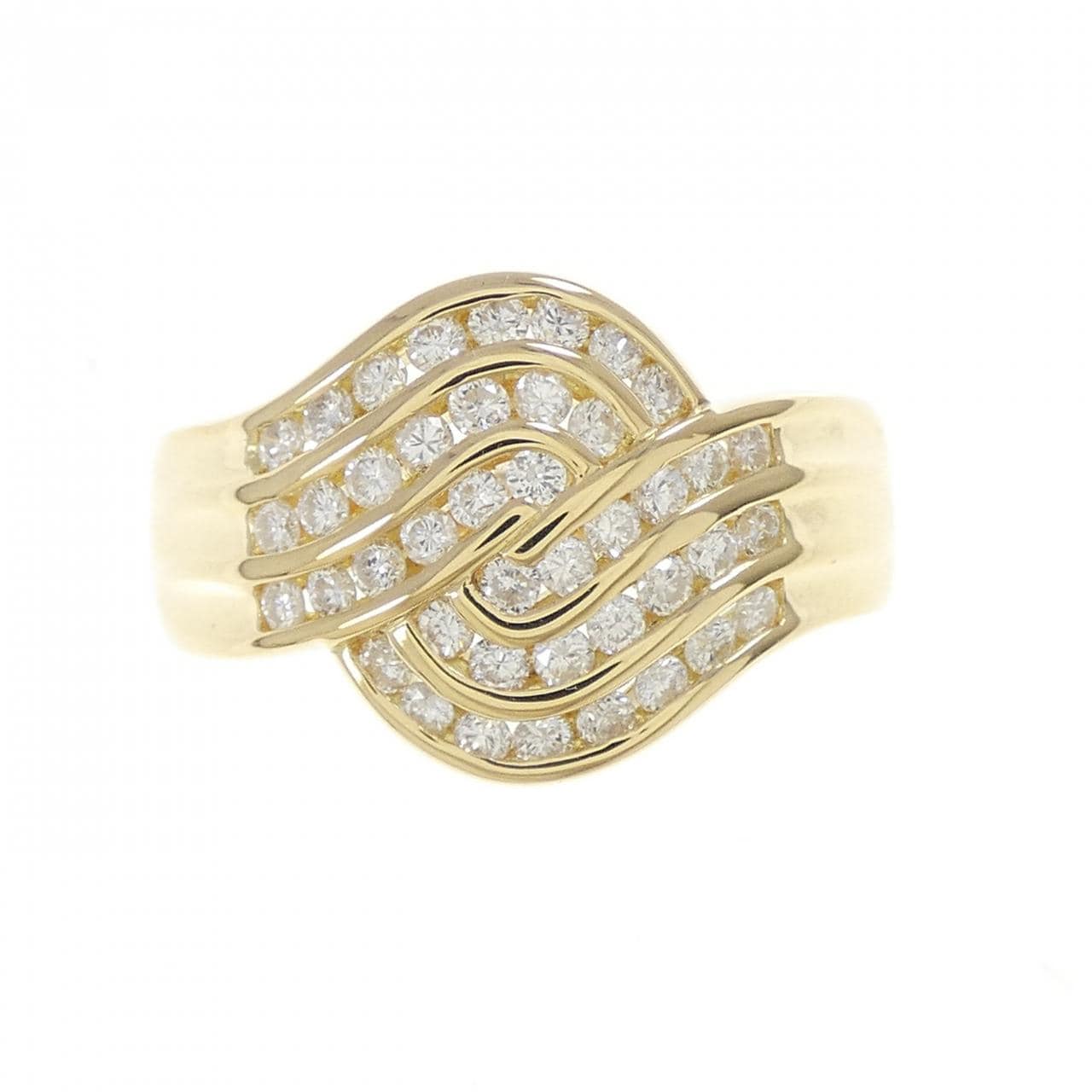 K18YG ダイヤモンド リング 0.58CT