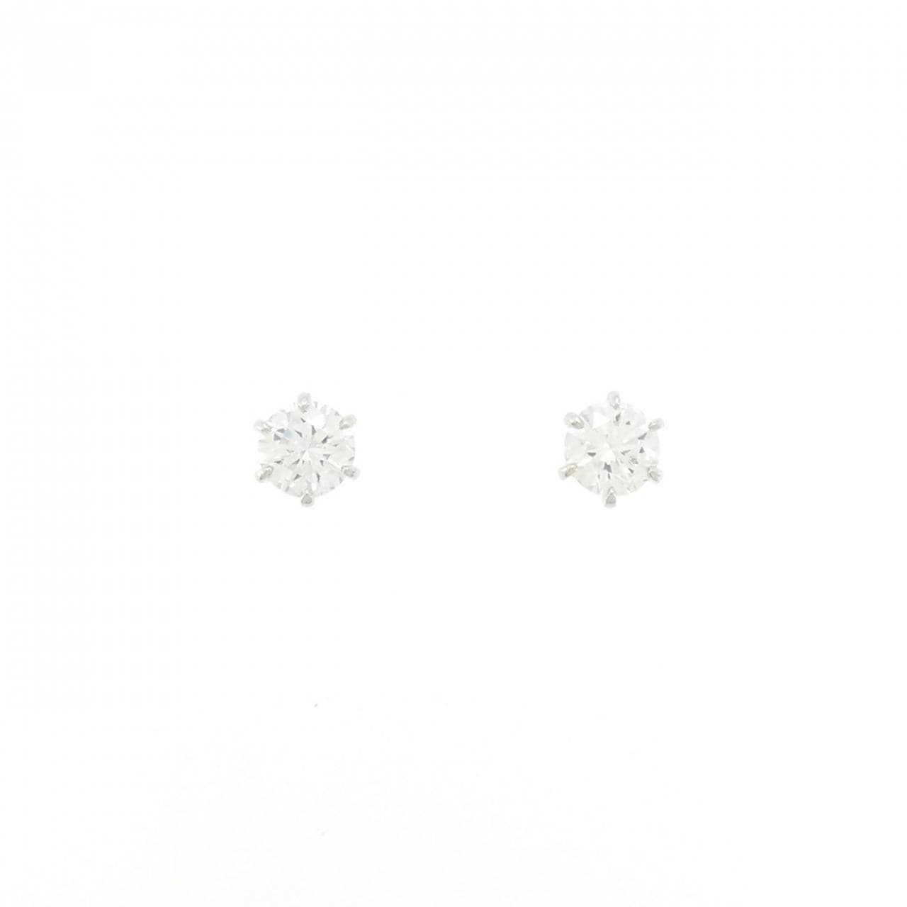 【リメイク】PT/ST ダイヤモンド ピアス 0.312CT 0.312CT E VS1 VG-GOOD