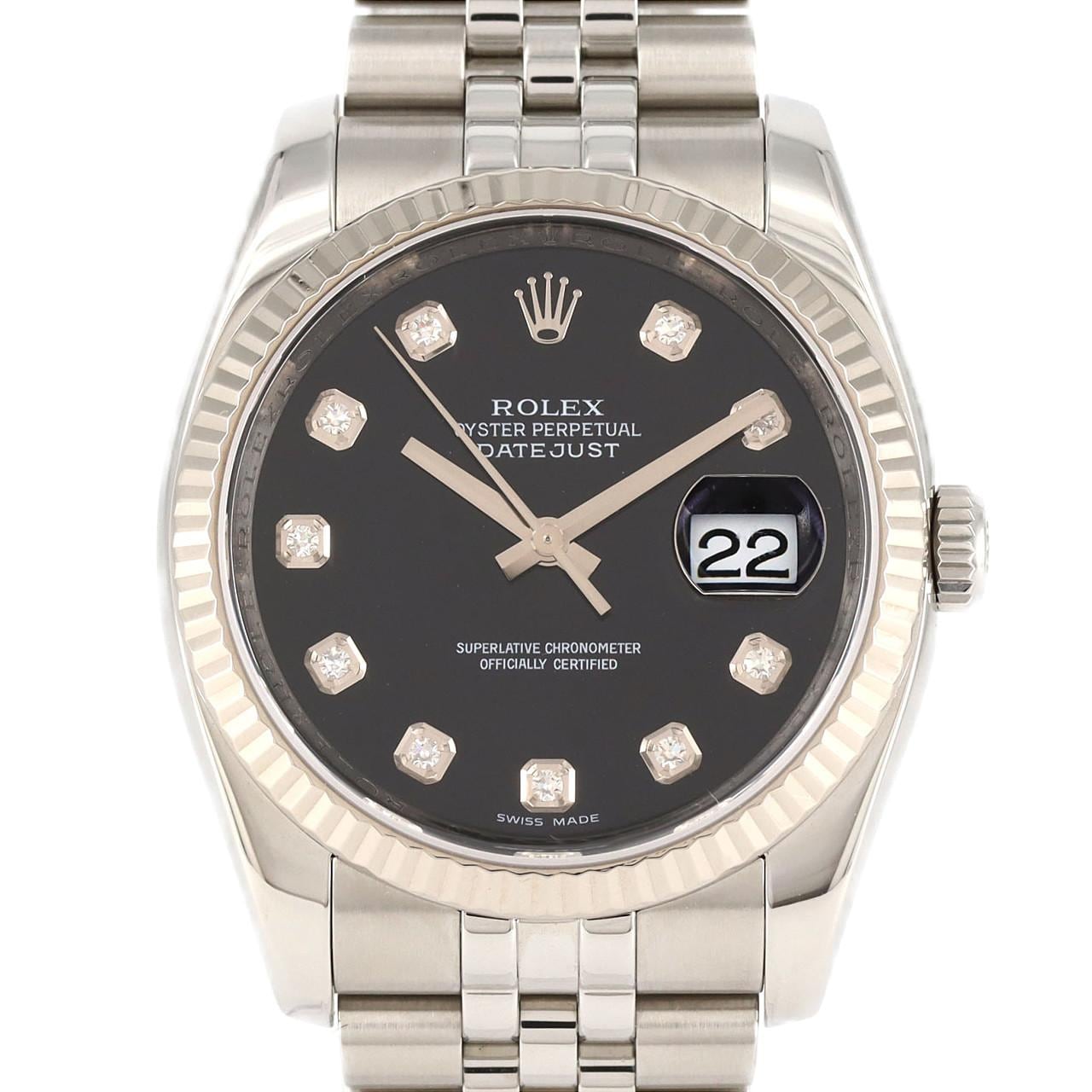 ROLEX Datejust 116234G SSxWG自動上弦V number