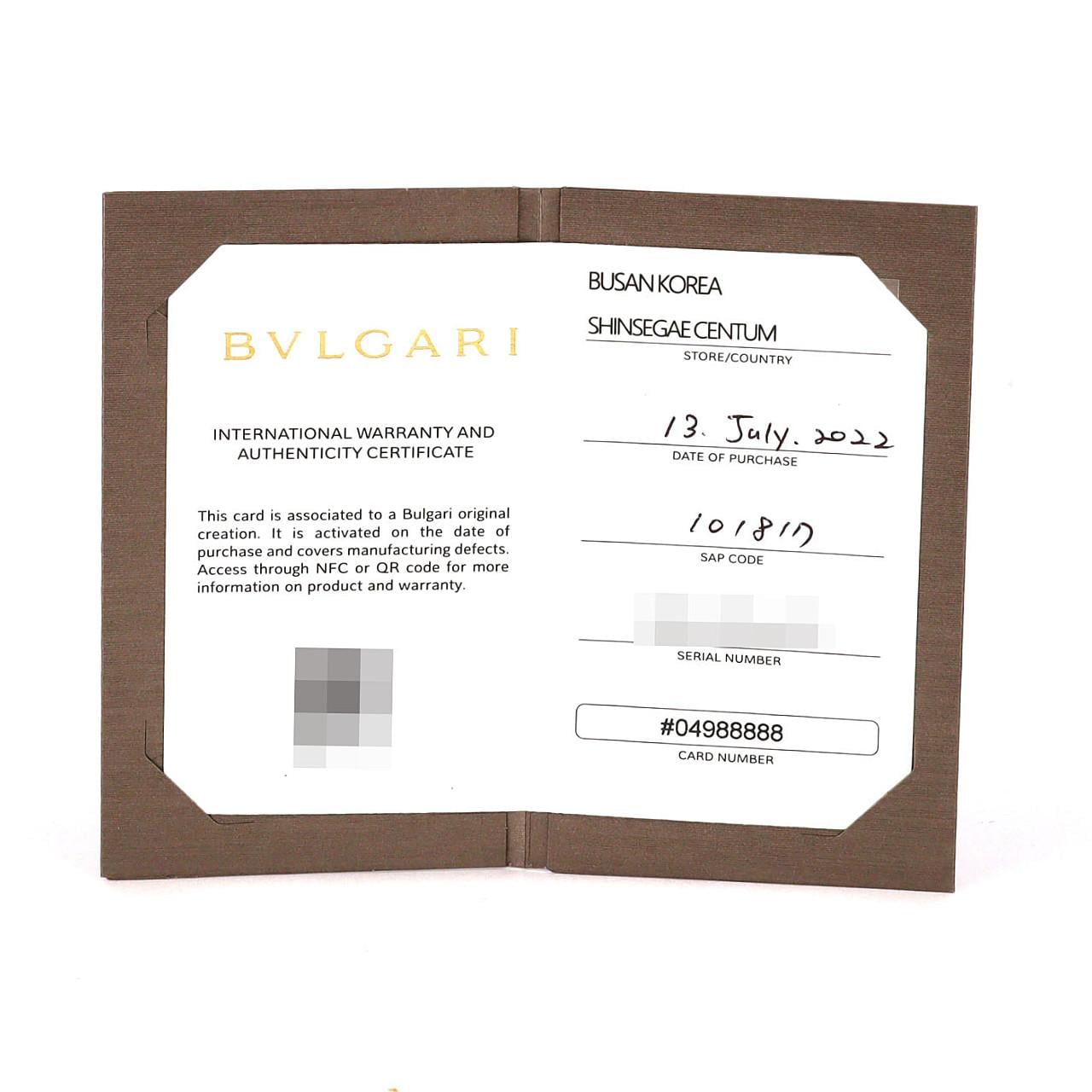 ブルガリ セルペンティトゥボガス Sサイズ SP35S/SP35C6SS.1T/101817 SS クォーツ