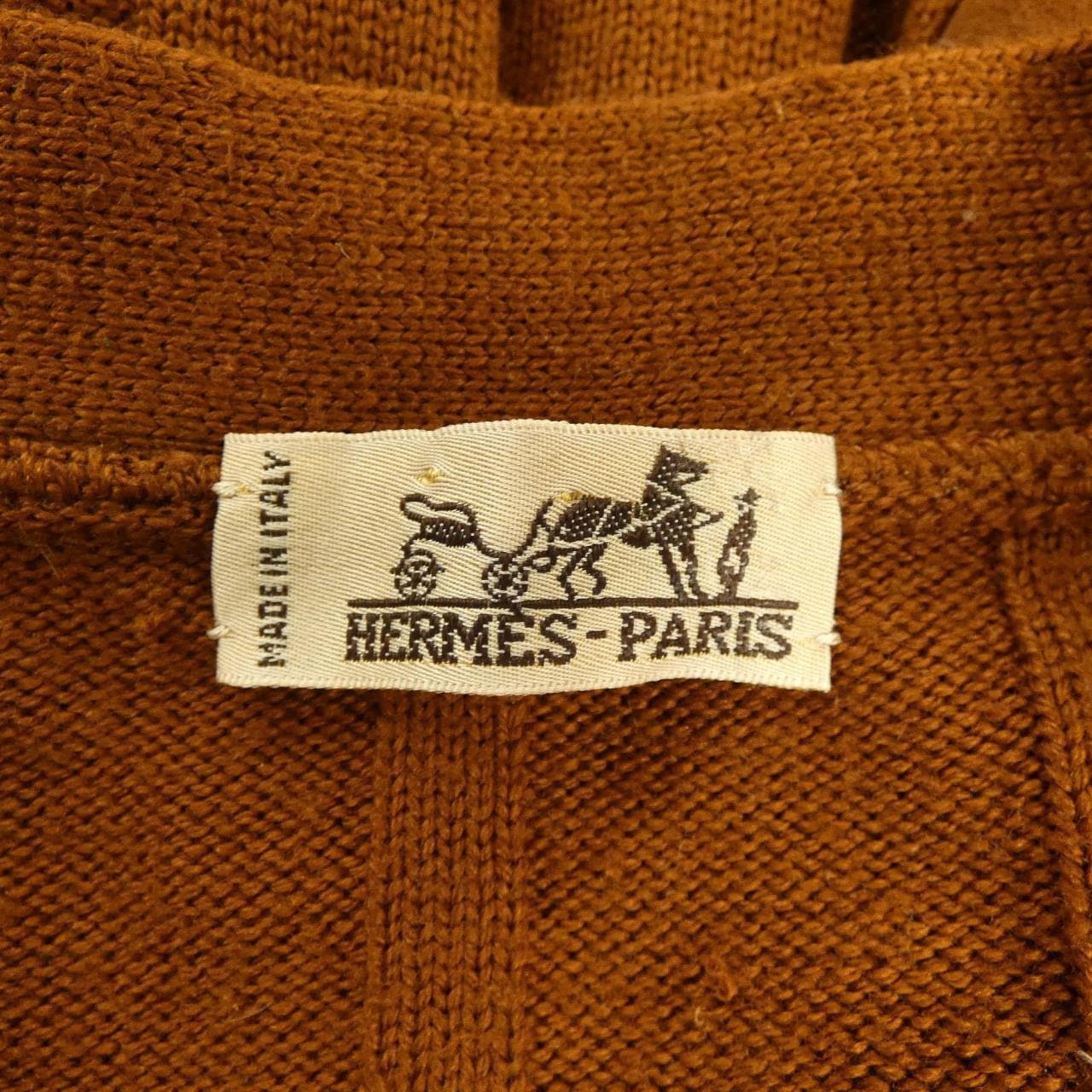 【ヴィンテージ】エルメス HERMES カーディガン