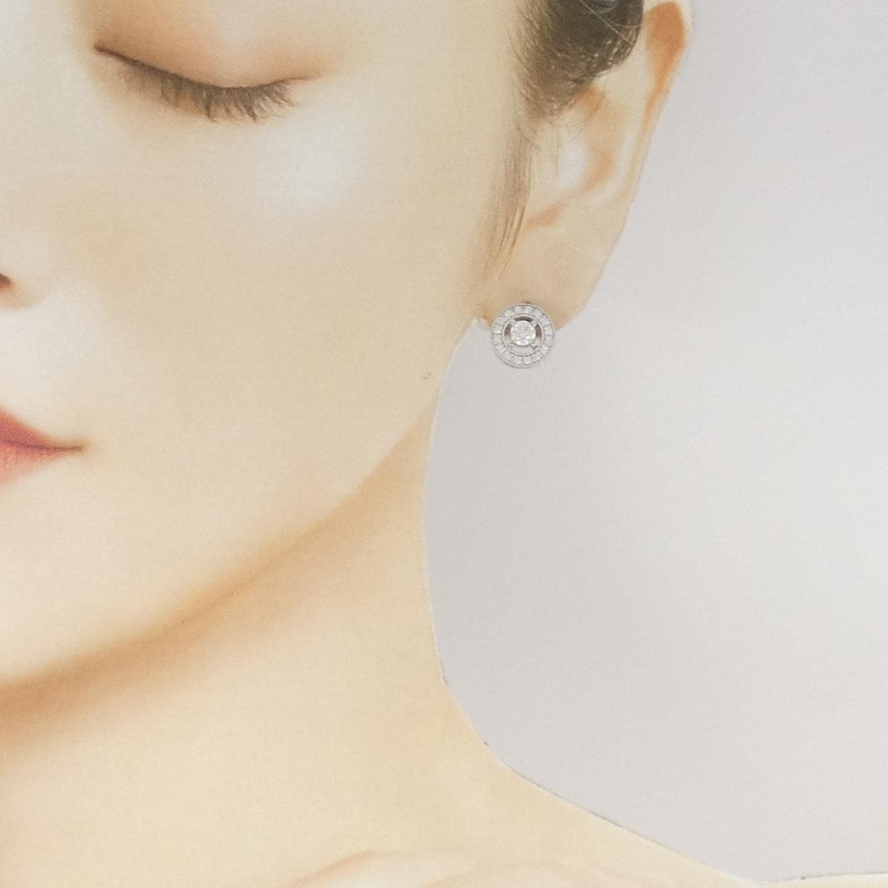 PT900 Diamond Earrings 0.634CT