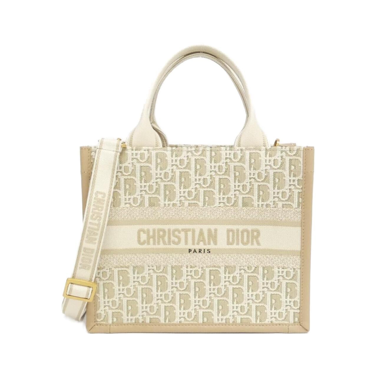 【未使用品】Christian DIOR DIOR OBLIQUE DIOR Book 手提包小號M1325CZBB 包