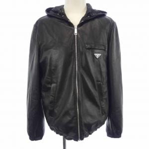 プラダ PRADA トライアングルロゴ UPW281 038 レザージャケット