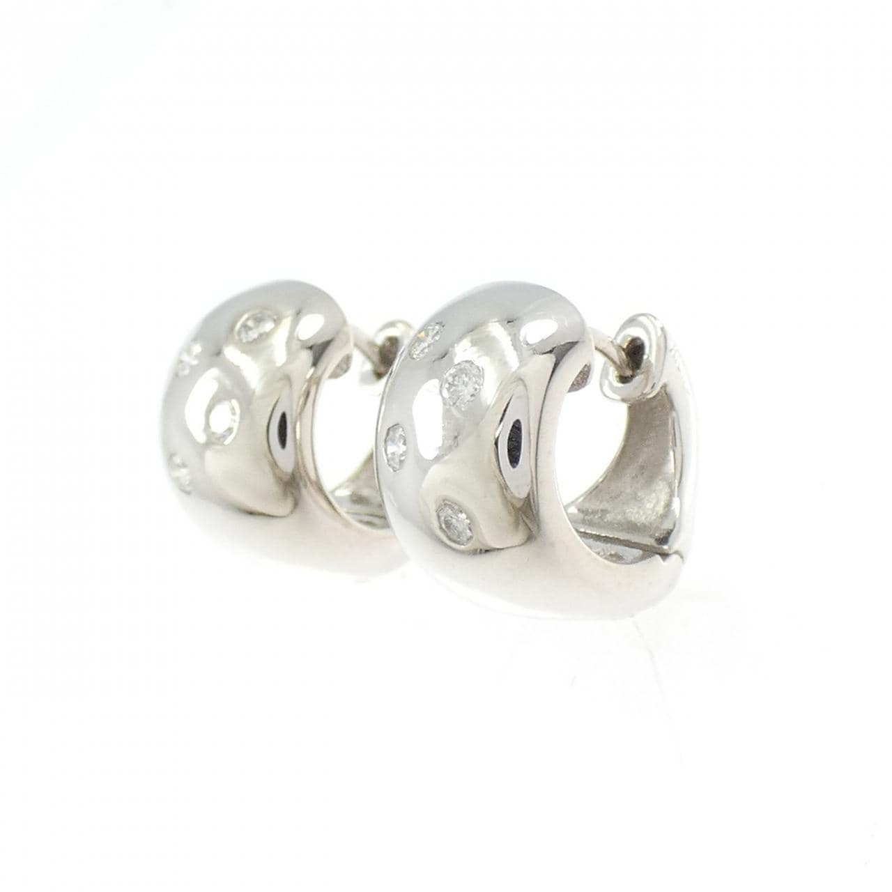 K18WG ダイヤモンド ピアス 0.20CT
