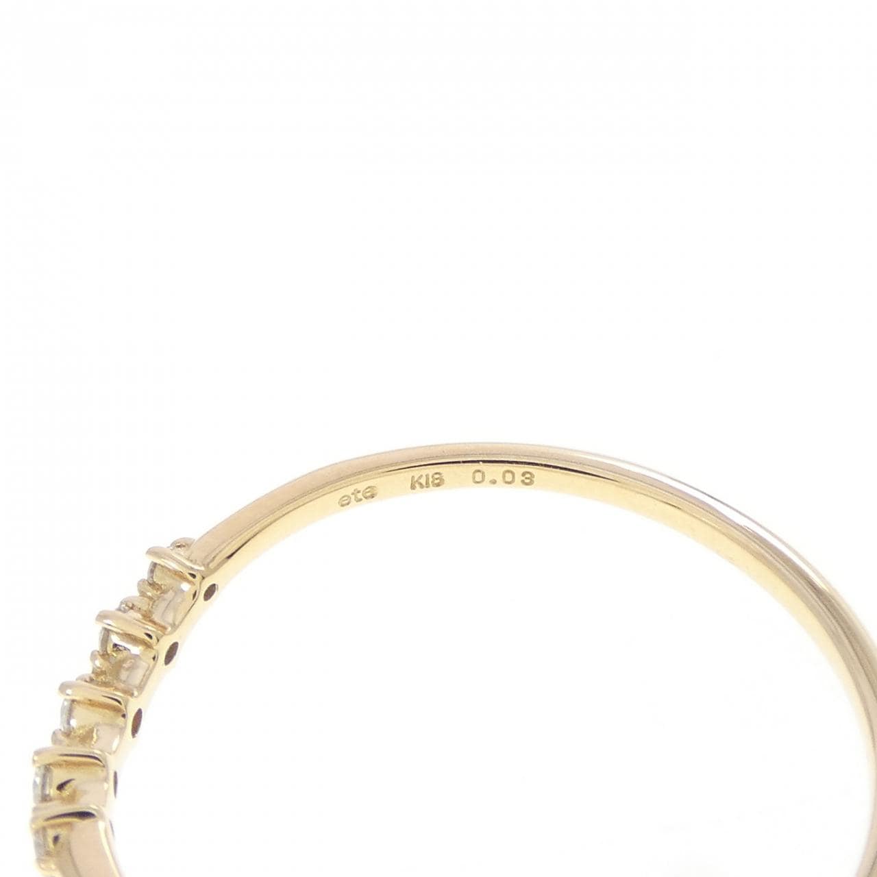 エテ ダイヤモンド リング 0.03CT