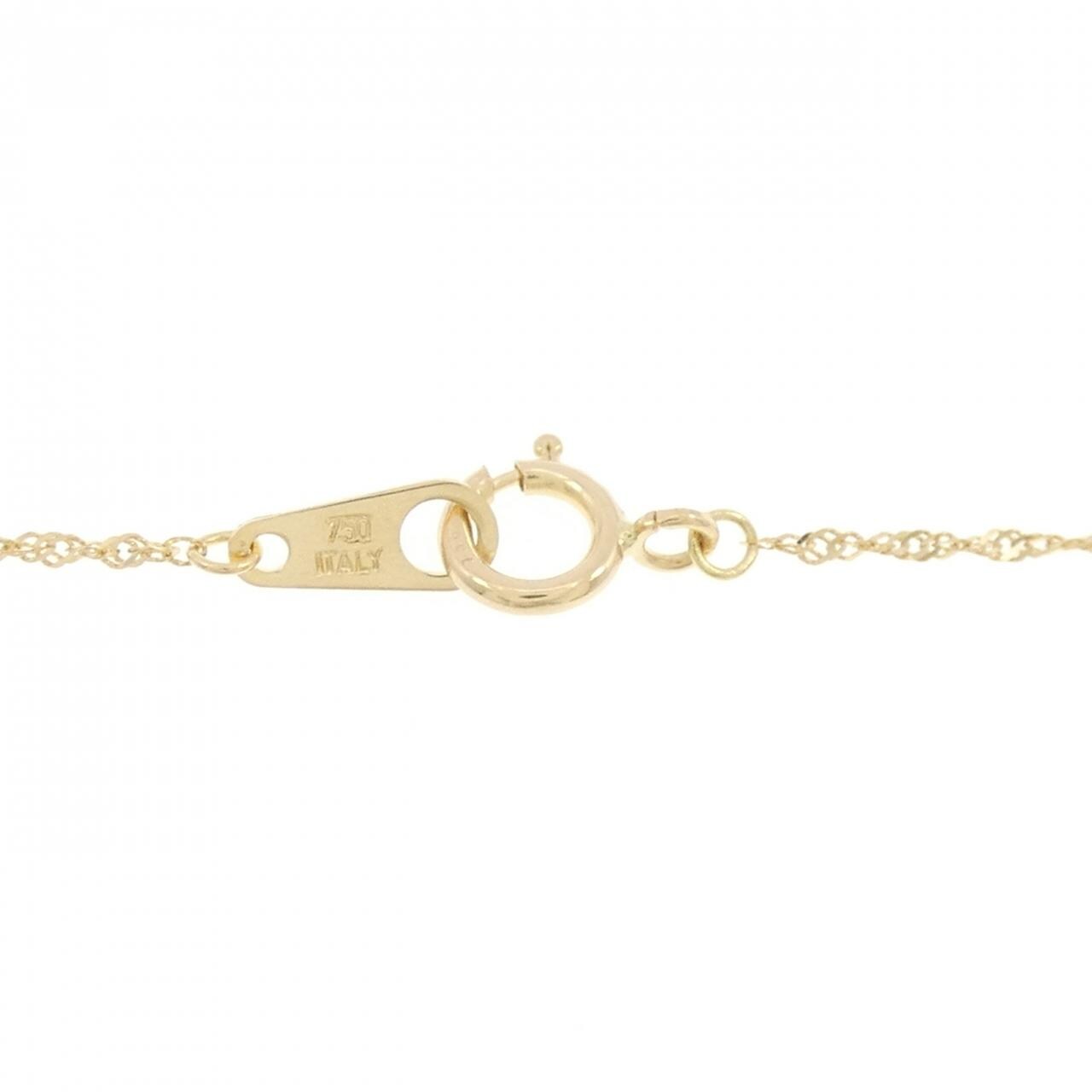 K18YG ダイヤモンド ネックレス 0.30CT
