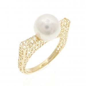 K18YG アコヤパール リング 8.6mm