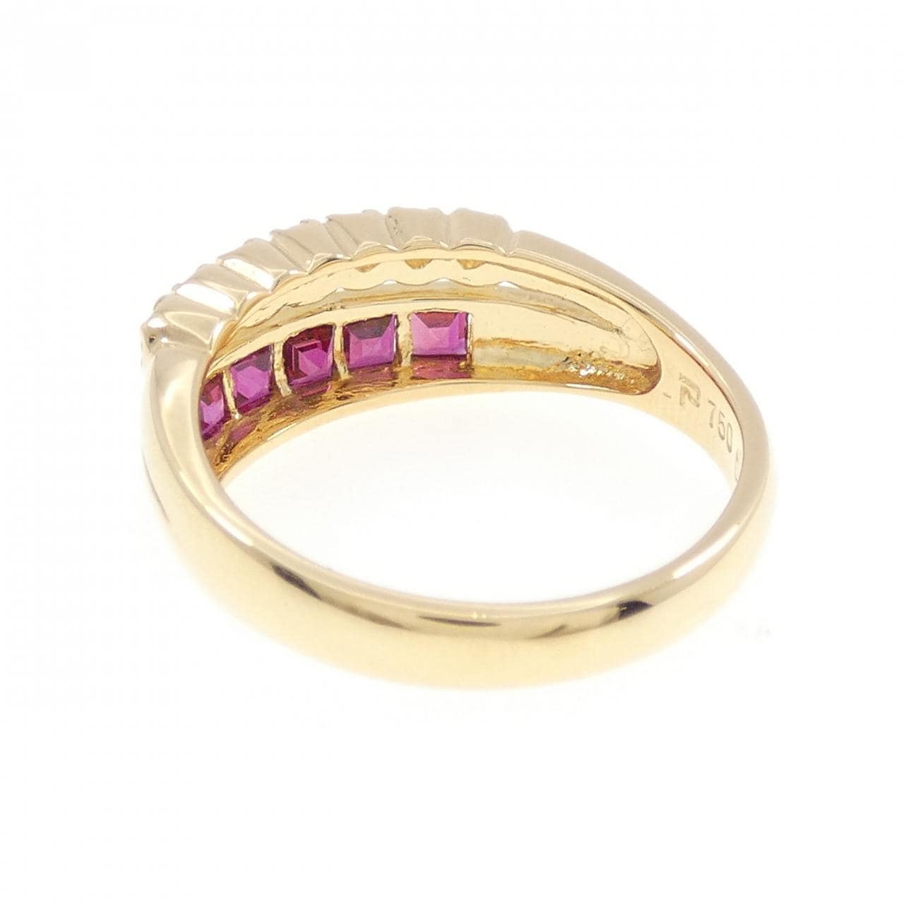 ポーラ ルビー リング 0.55CT