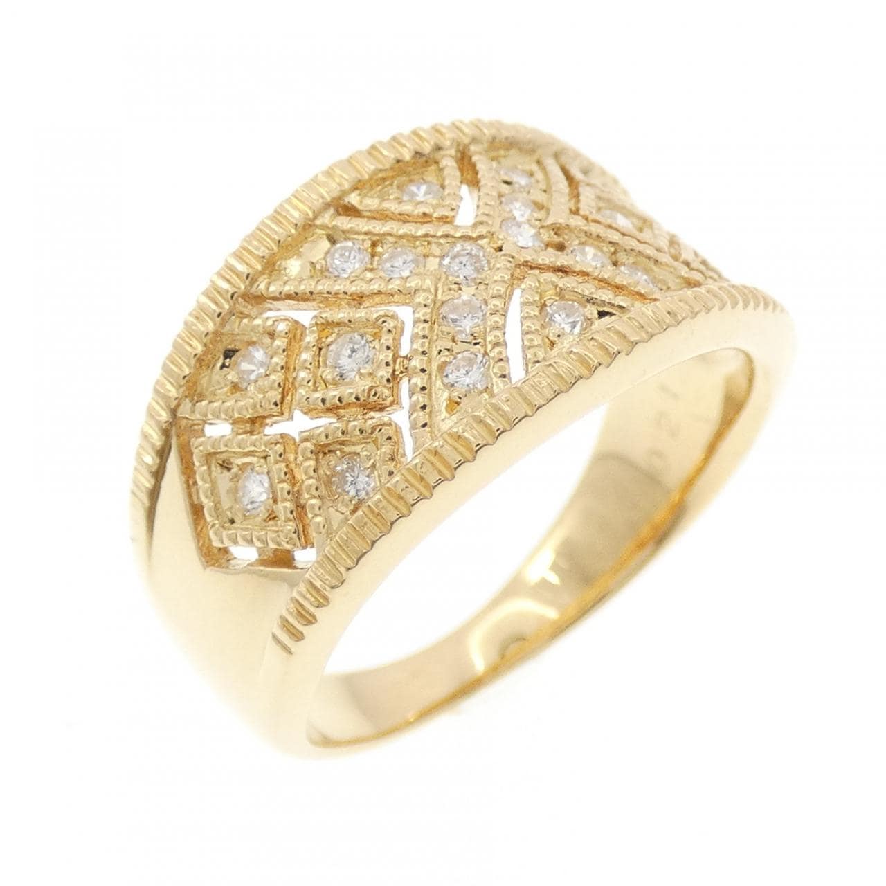 K18YG ダイヤモンド リング 0.21CT