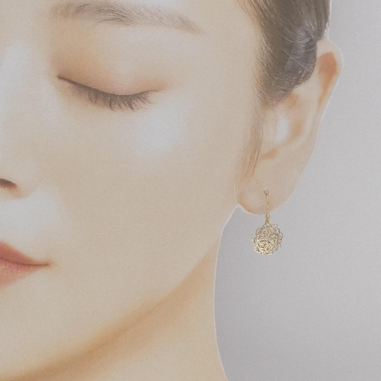 [BRAND NEW] K18YG/K18WG earrings