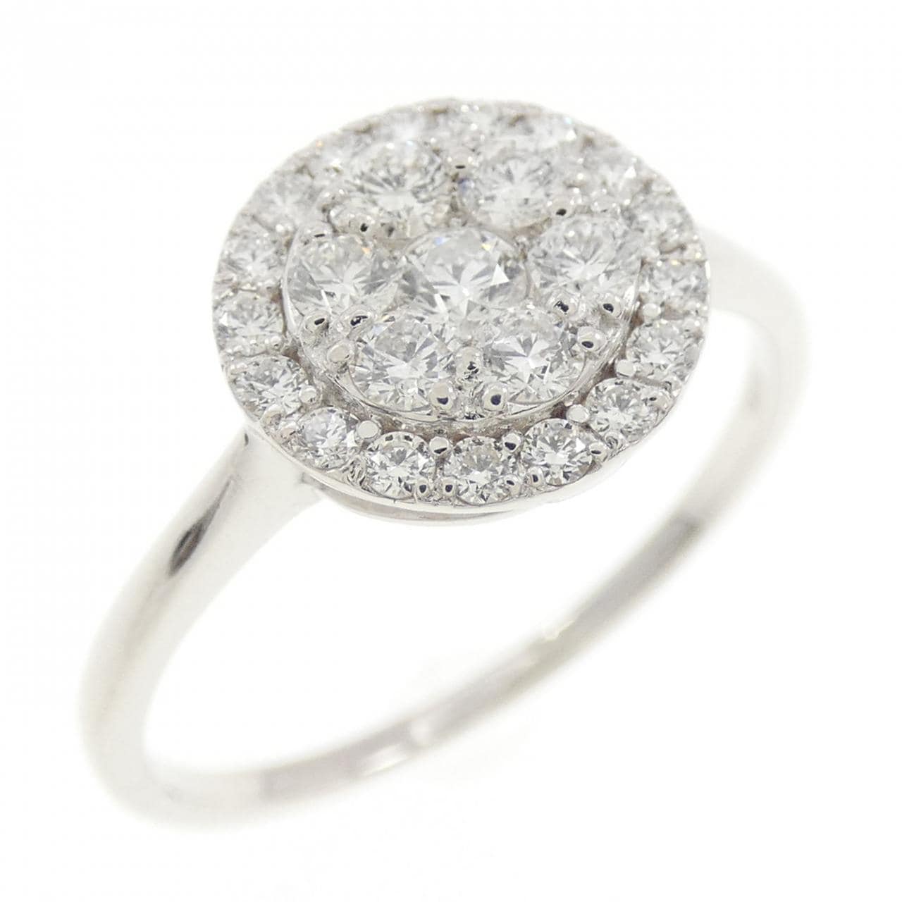 K18WG ダイヤモンド リング 0.41CT
