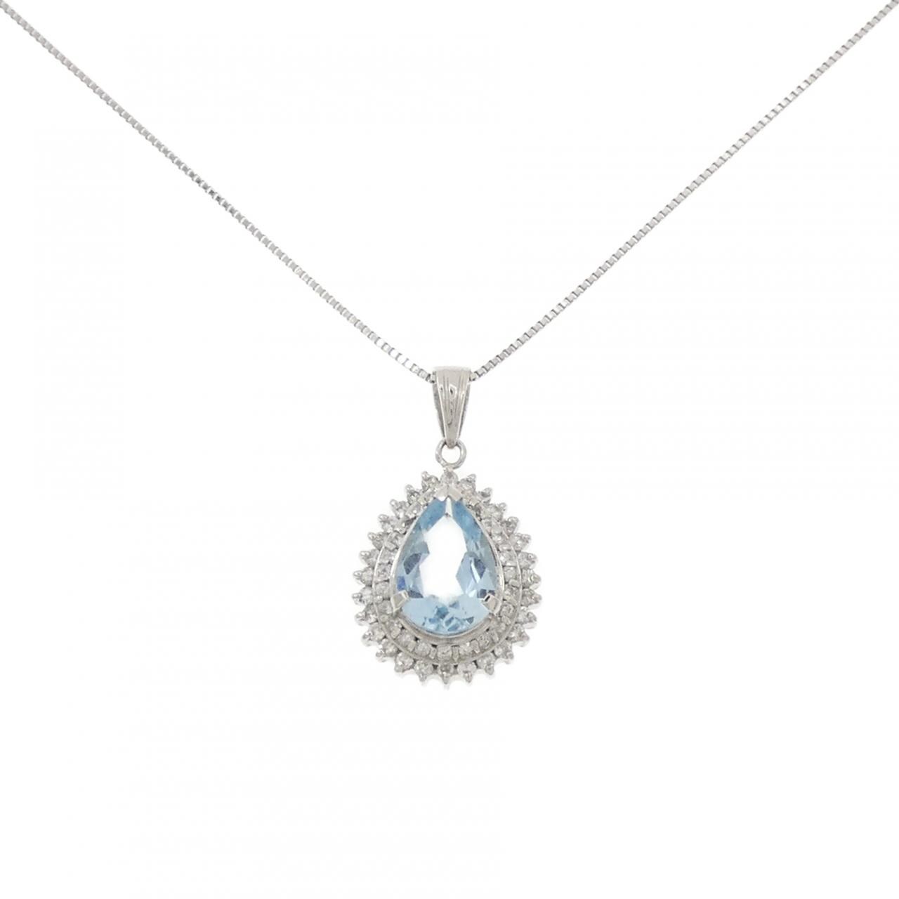 PT900/PT850 アクアマリン ネックレス 1.48CT