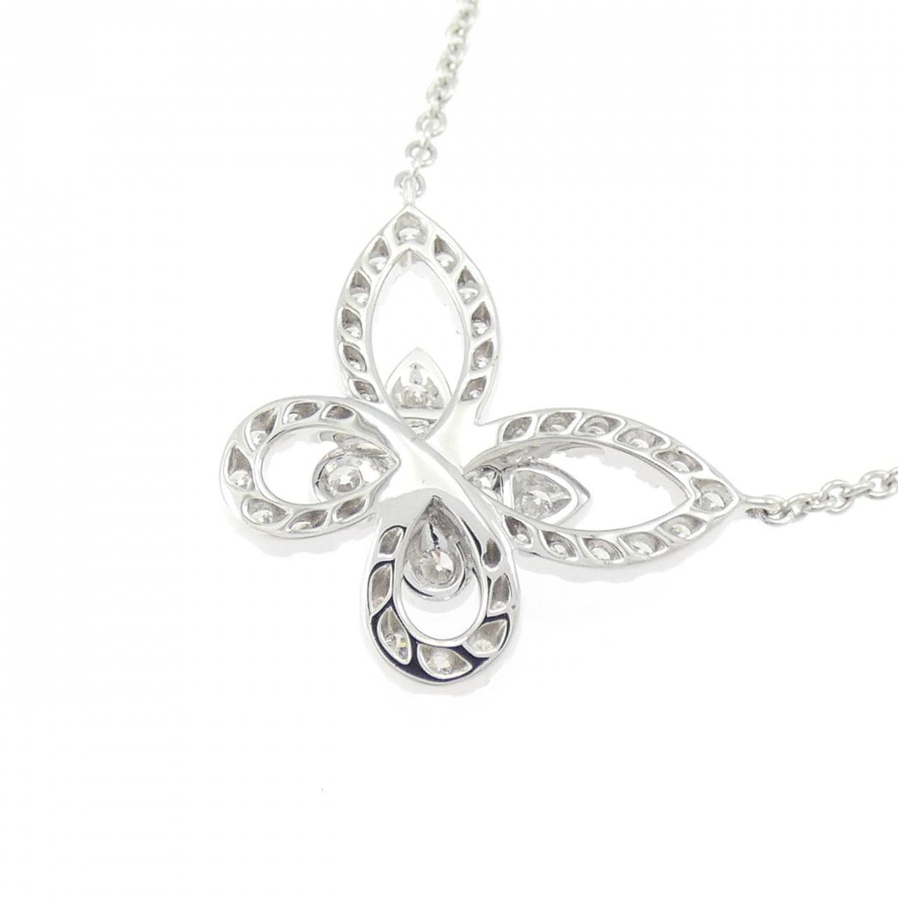 グラフ バタフライシルエット ミニ ネックレス