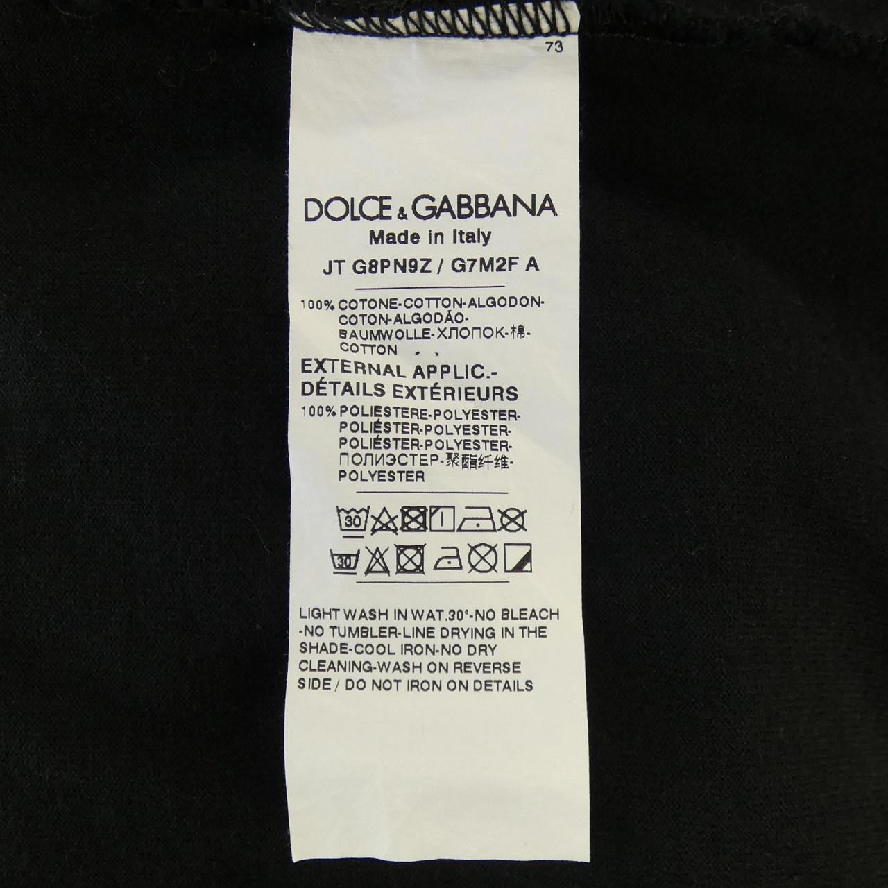 ドルチェアンドガッバーナ DOLCE&GABBANA G8PN9Z/G7M2F Tシャツ