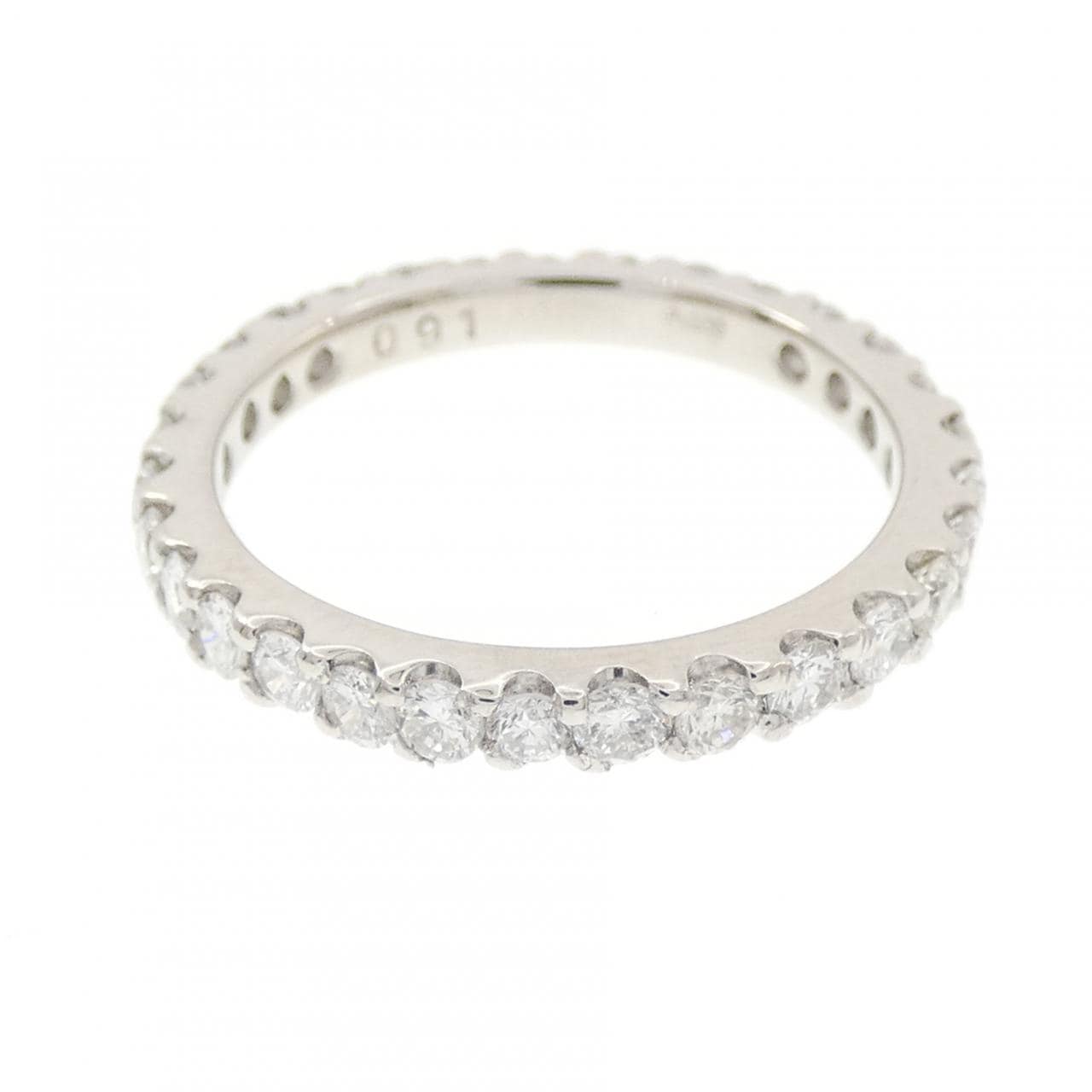 PT950 フルエタニティ ダイヤモンド リング 0.91CT