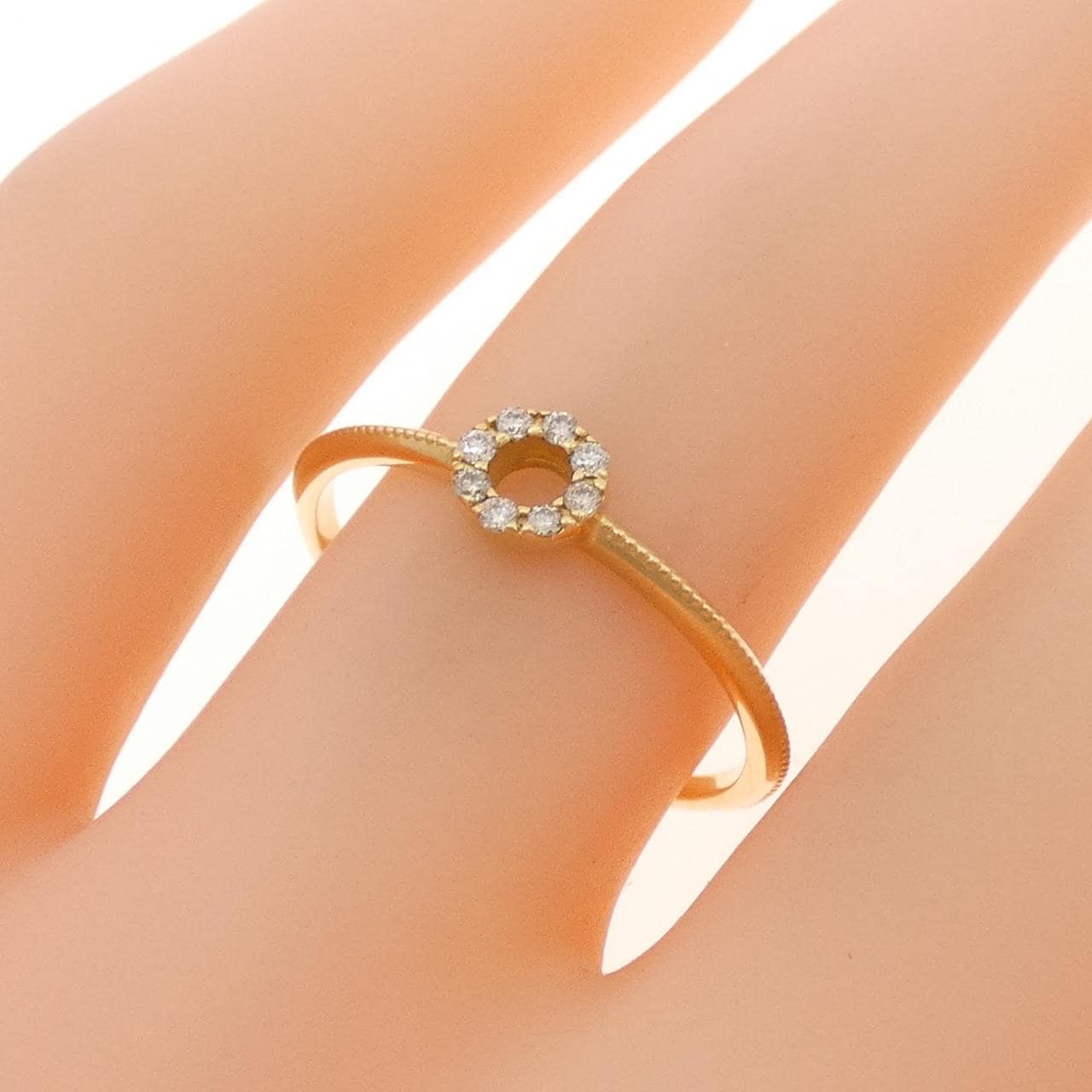アガット ダイヤモンド リング 0.05CT