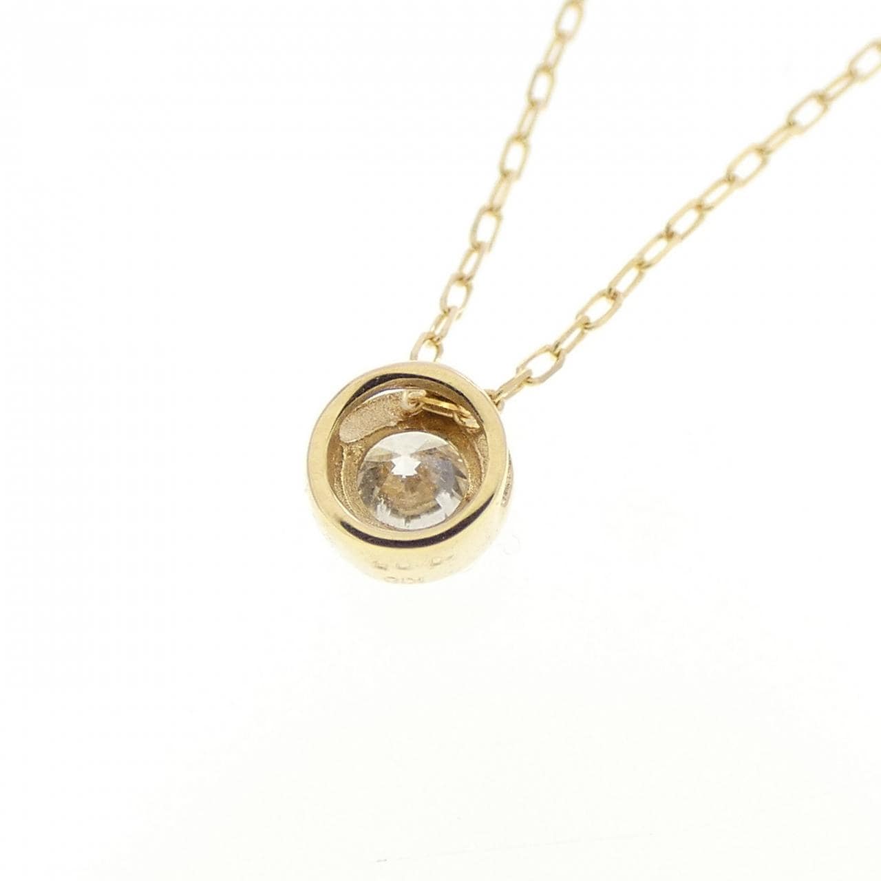 K18YG ダイヤモンド ネックレス 0.08CT