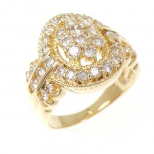 K18YG ダイヤモンド リング 1.00CT