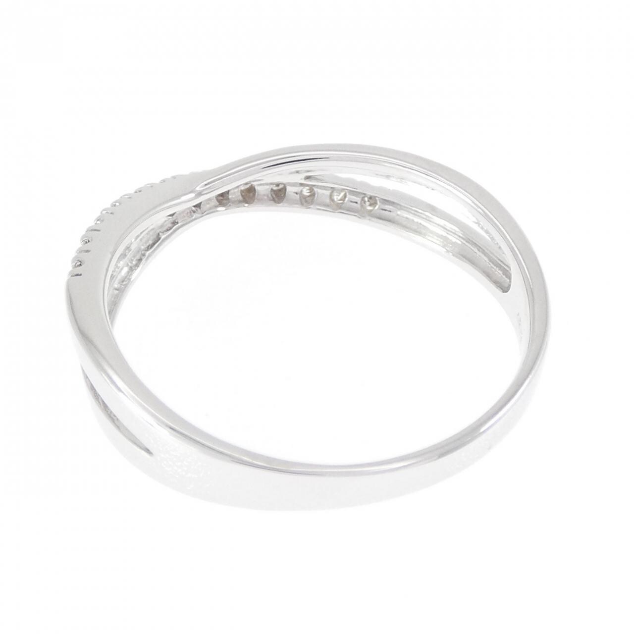 K18WG ダイヤモンド リング 0.13CT