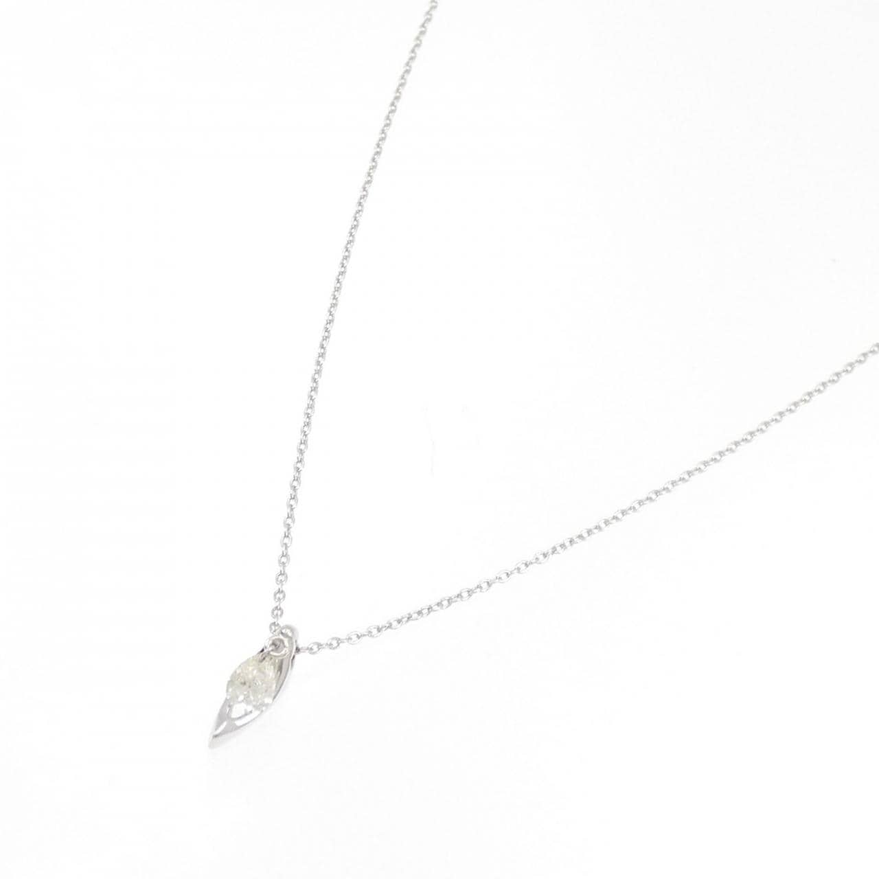 K18WG ダイヤモンド ネックレス 0.20CT