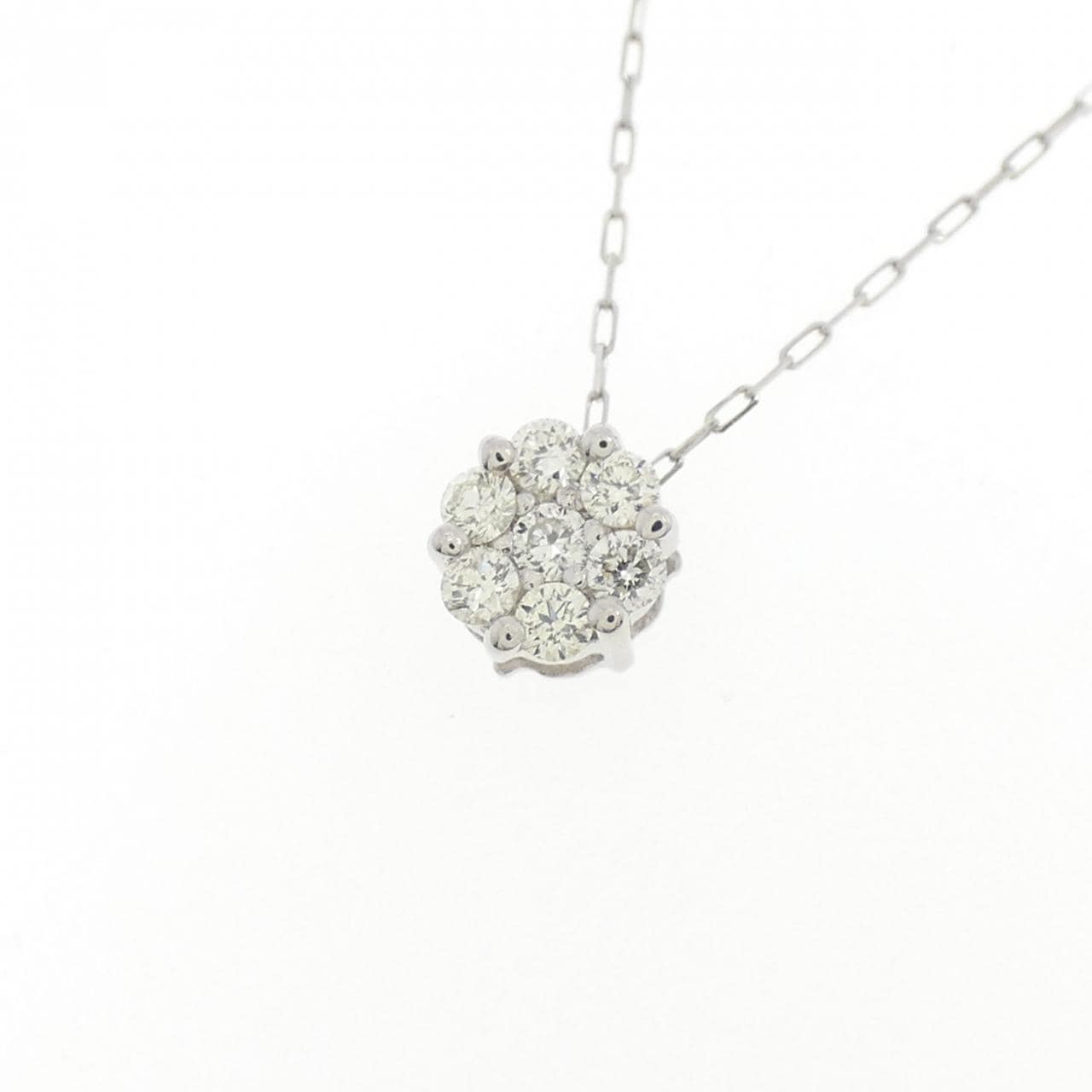 【新品】PT900 ダイヤモンド ネックレス 0.10CT